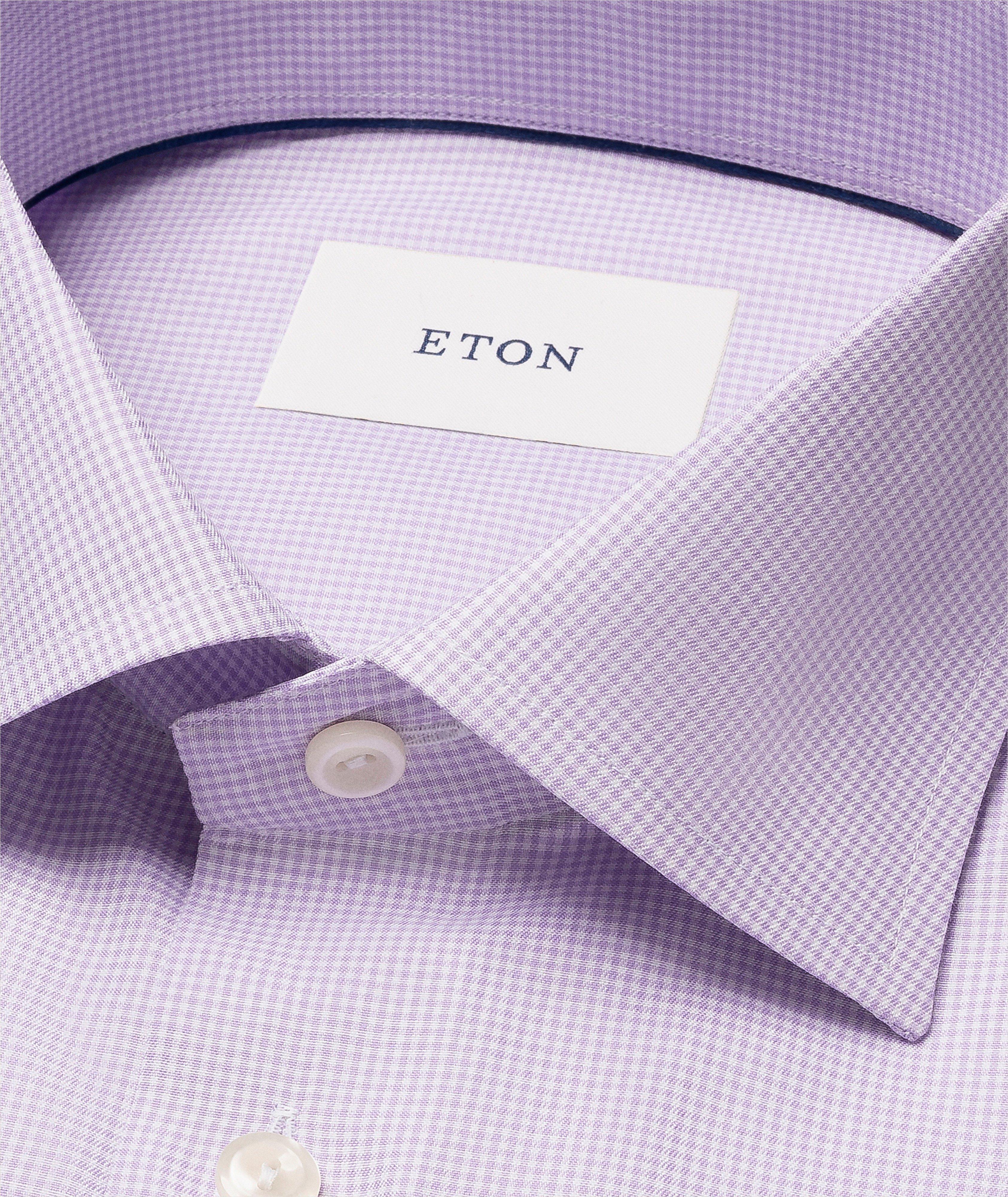 Contemporary-Fit Check Twill Dress Shirt image 1