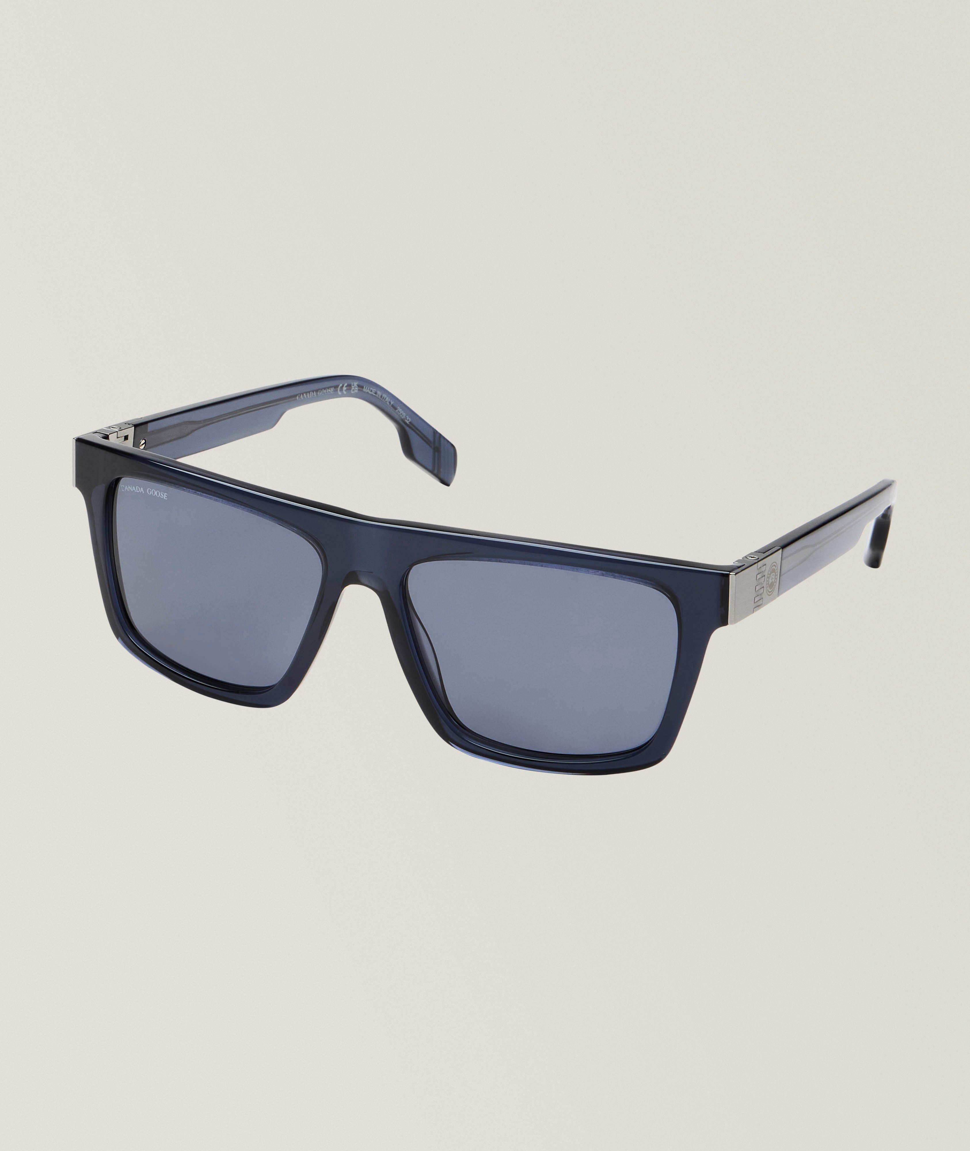 Transparent Rectangular Sunglasses