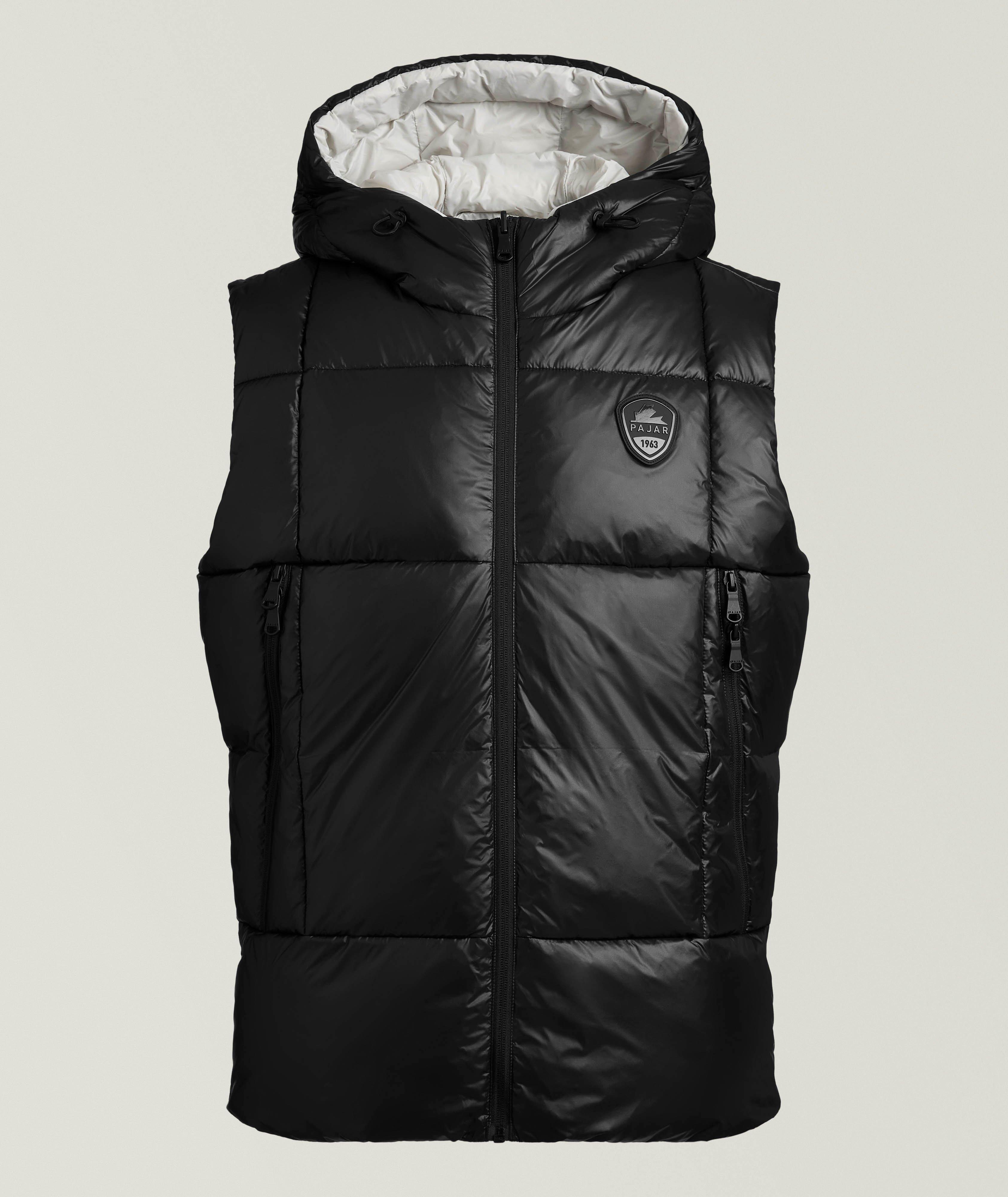 Kirian Reversible Hooded Down Puffer Vest image 0