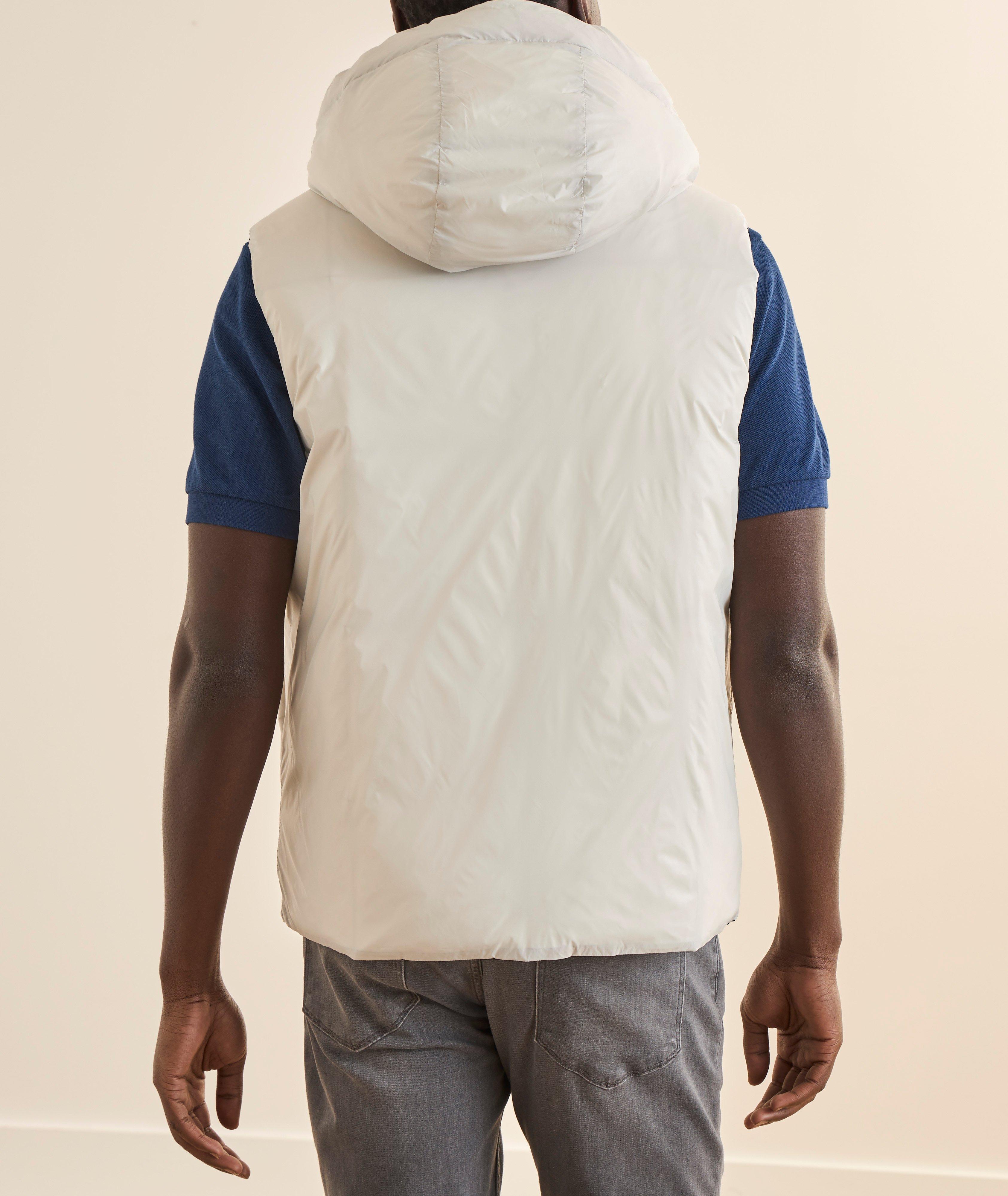 Kirian Reversible Hooded Down Puffer Vest image 3