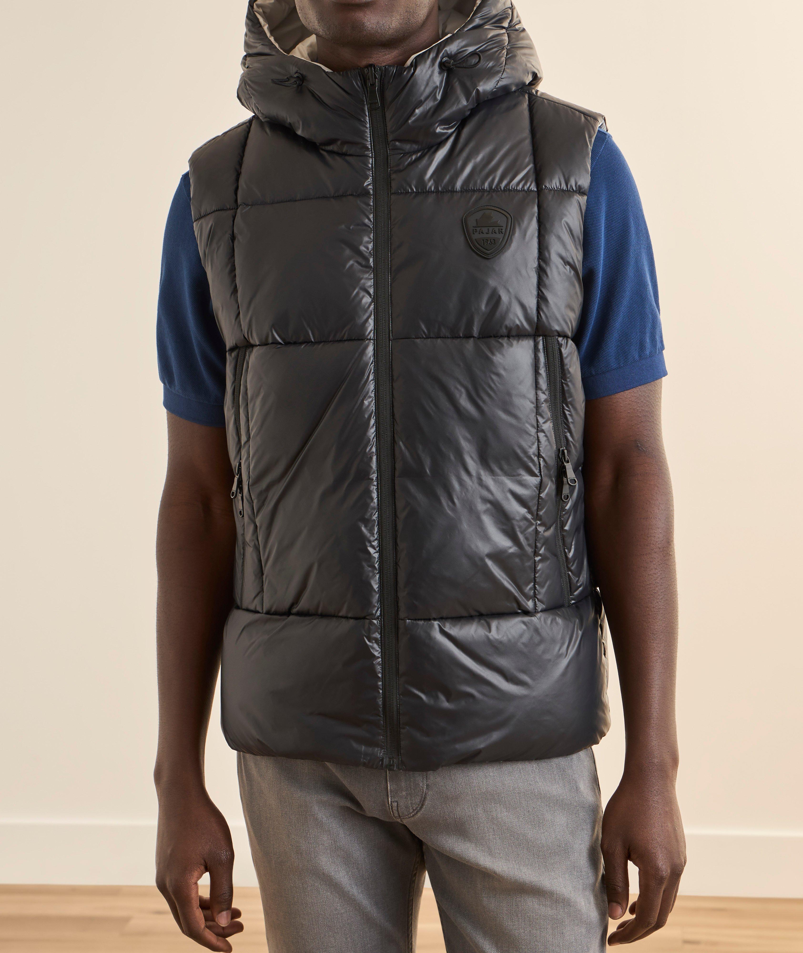 Kirian Reversible Hooded Down Puffer Vest image 5