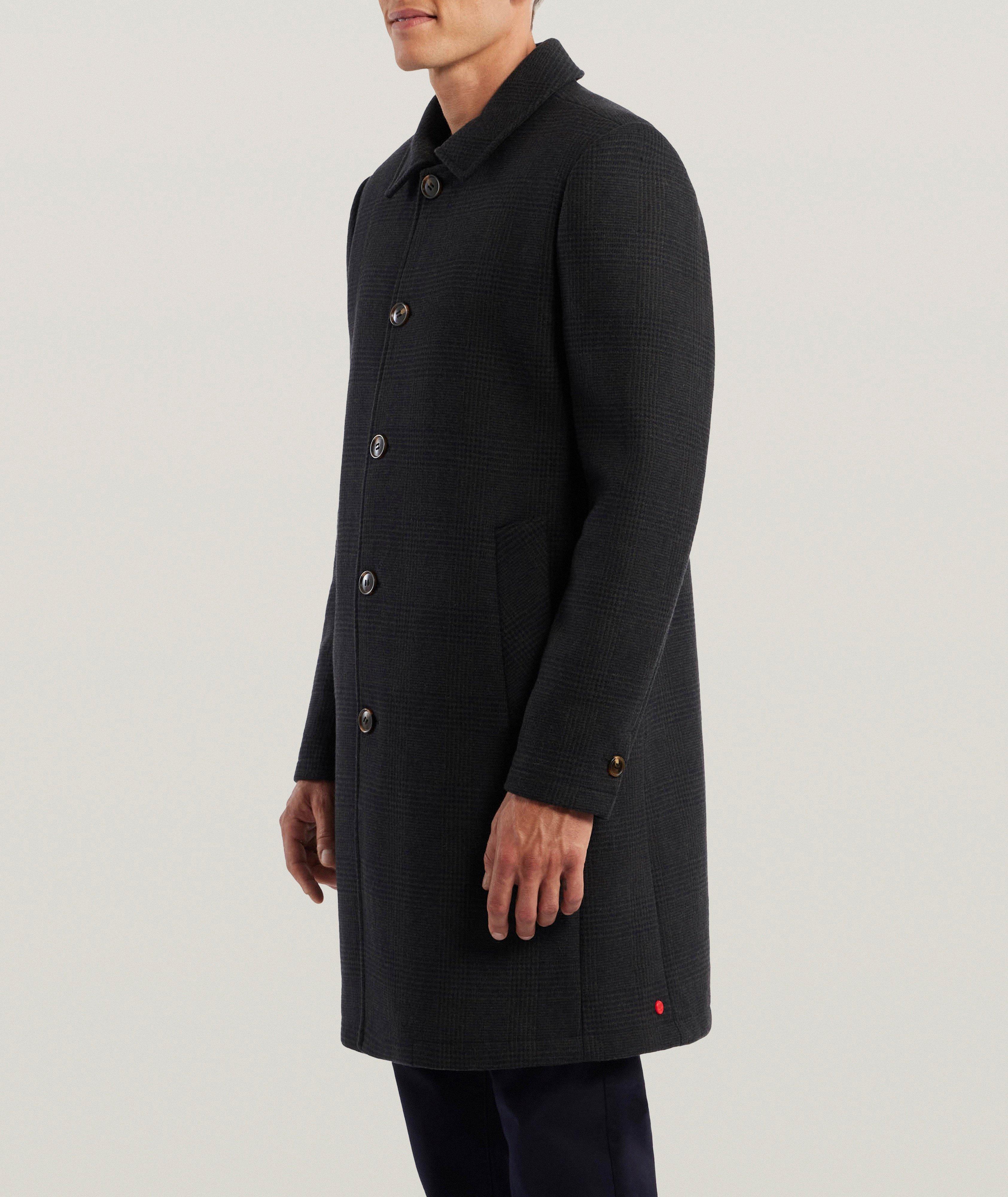Cloak Plaid Wool-Blend Premium Raincoat image 5