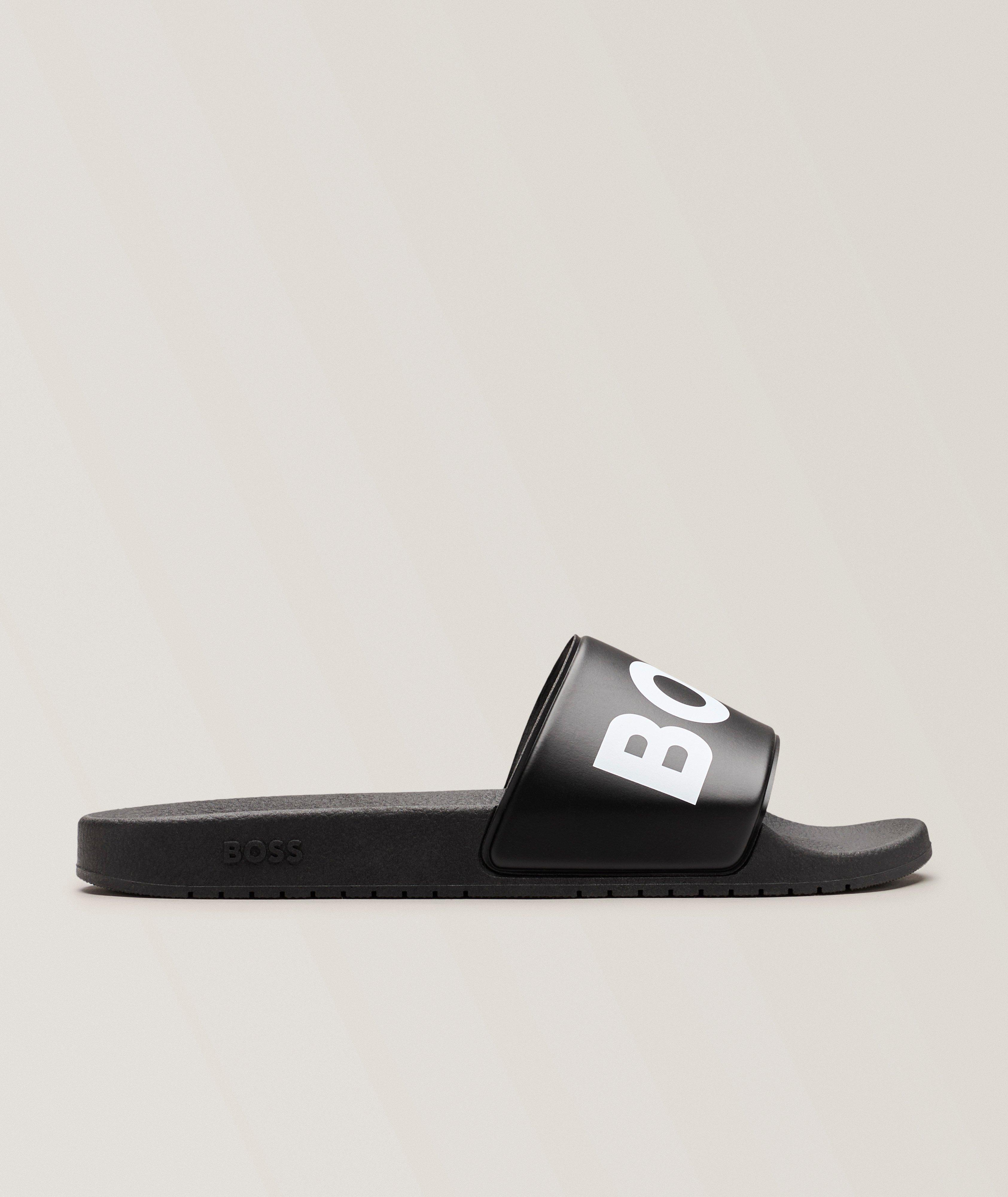 BOSS Logo Rubber Slides