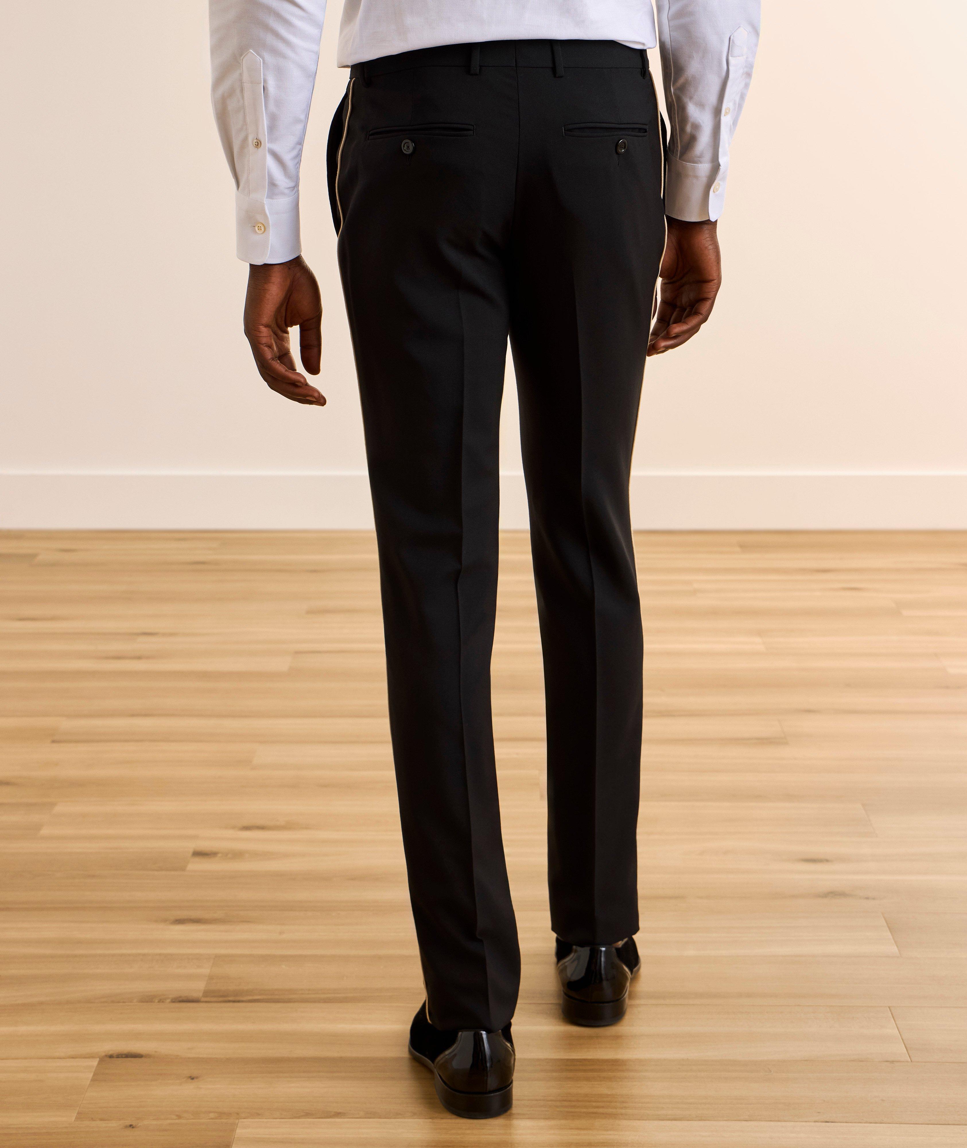 Pantalon habillé mohair-laine passepoil image 2