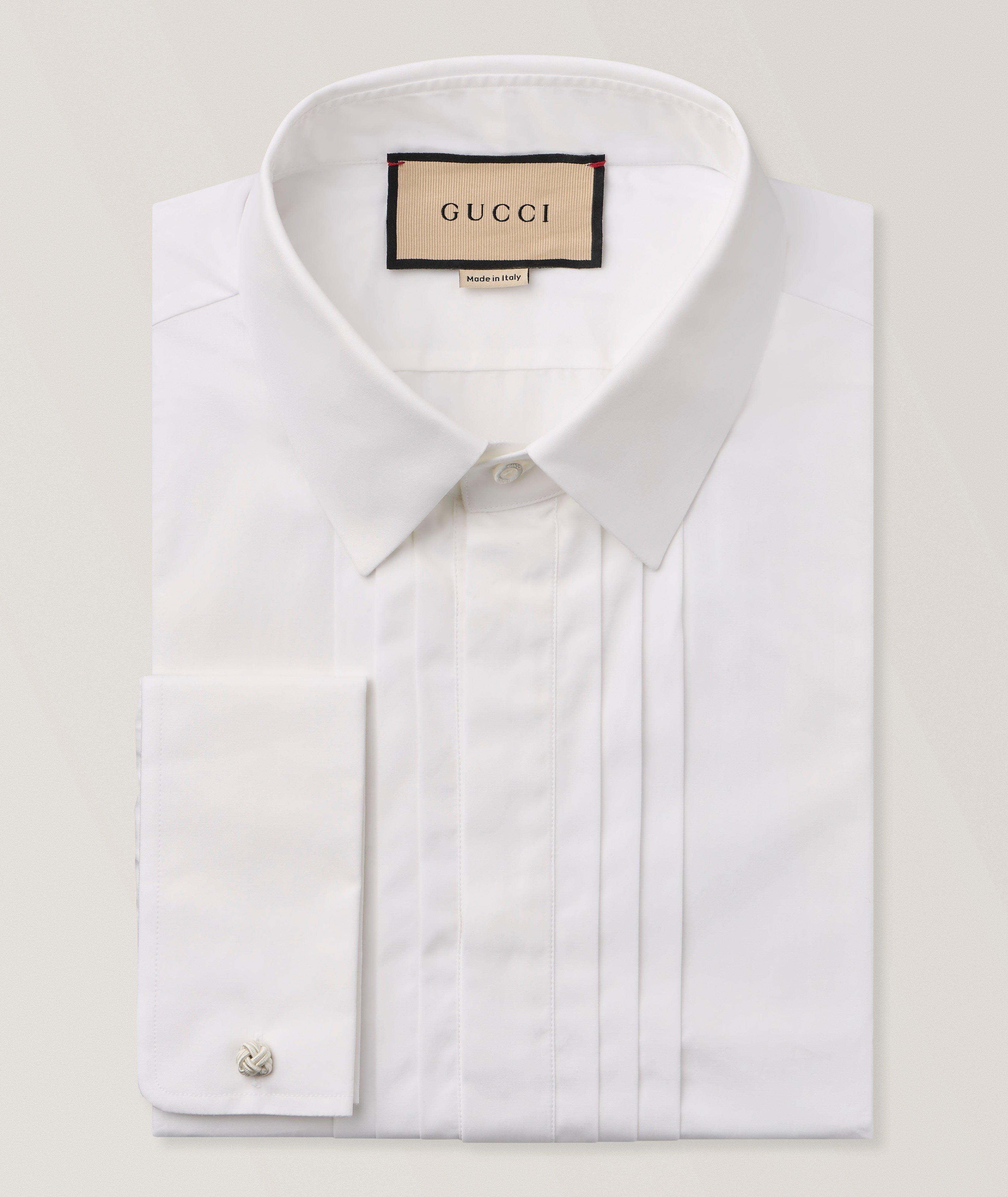 Gucci Chemise habillée popeline coton plis