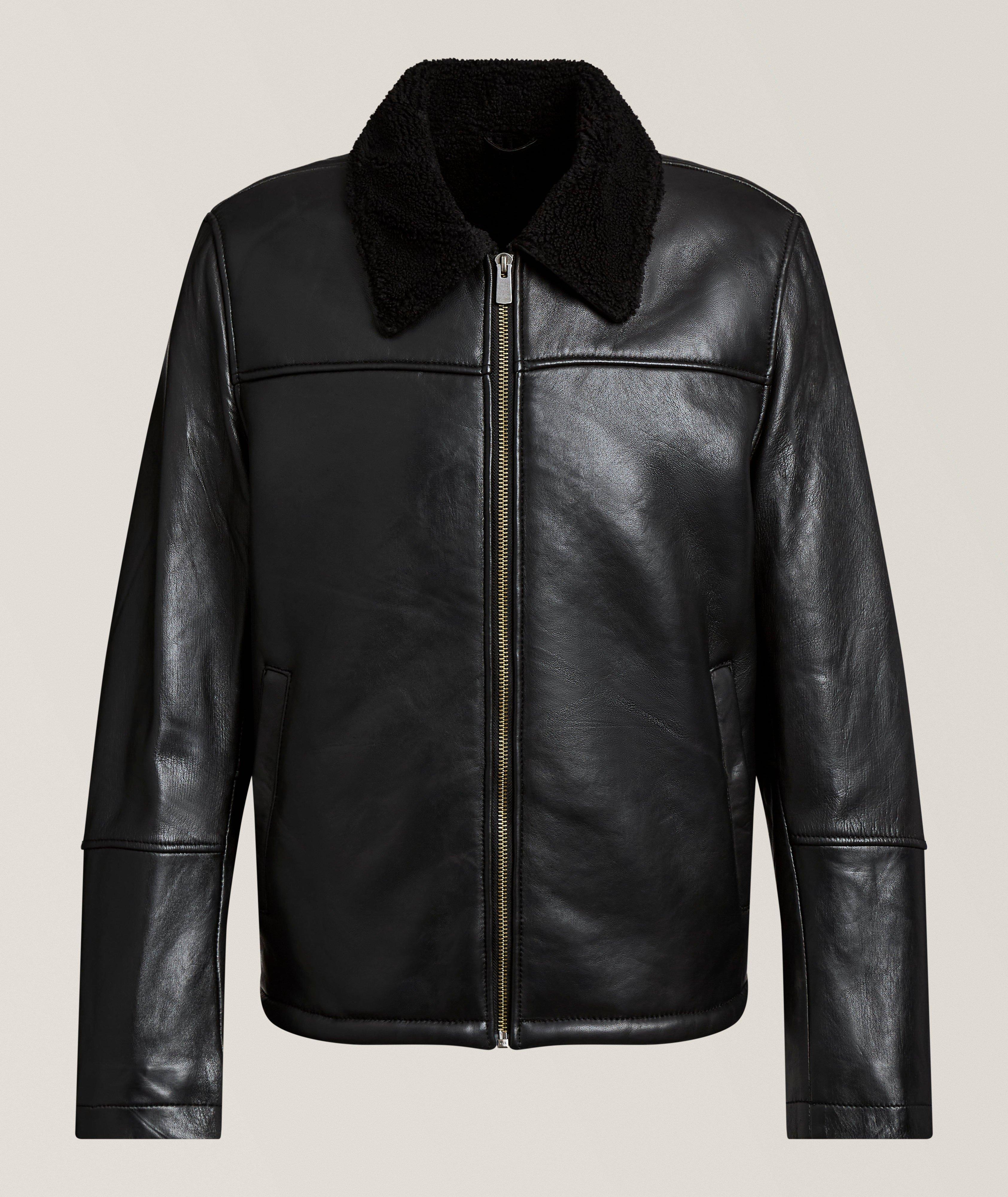 LaMarque Regency Mario Sherpa Leather Aviator Jacket