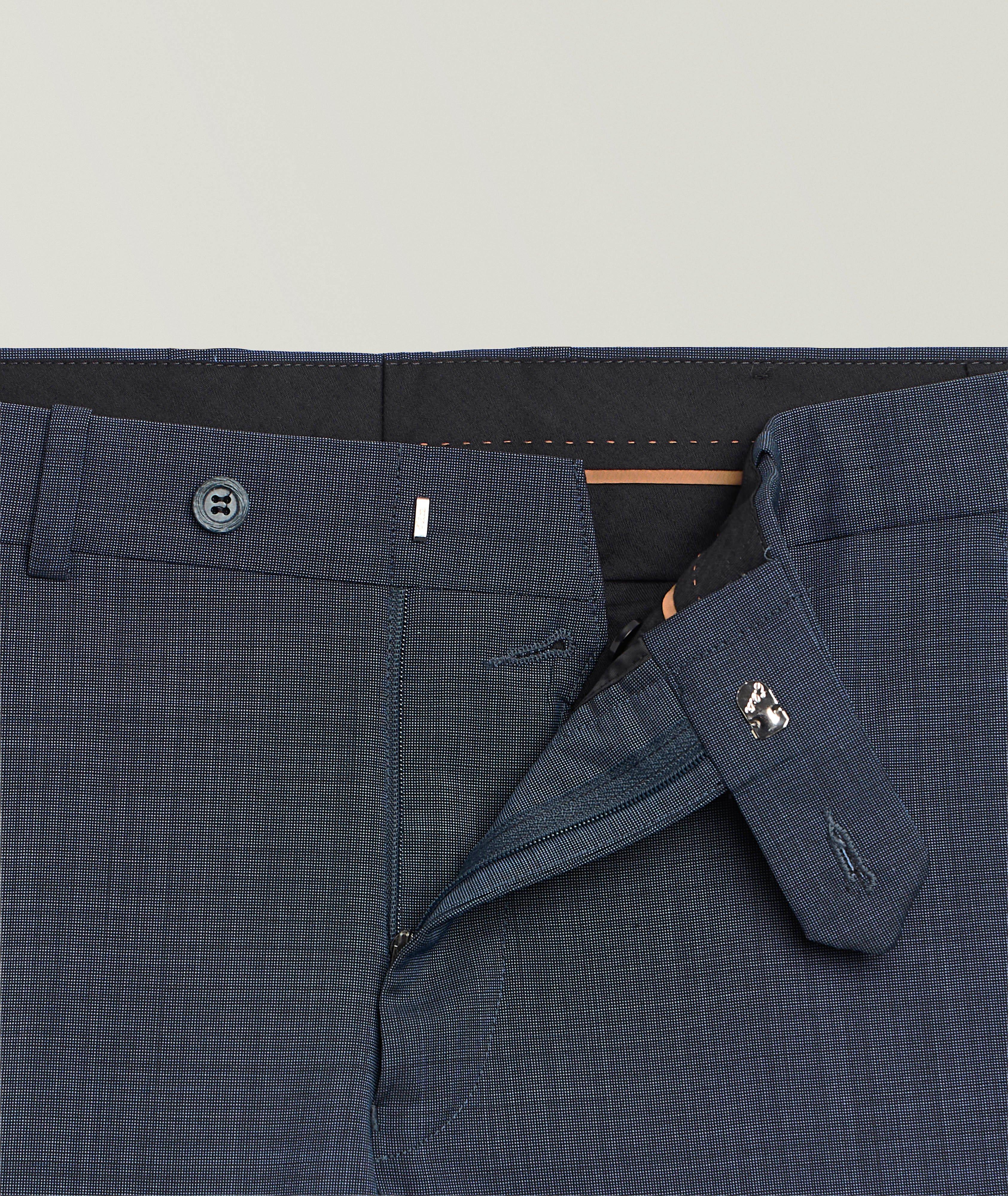 Marco Wool-Mohair Flat-Front Dress Pants image 4