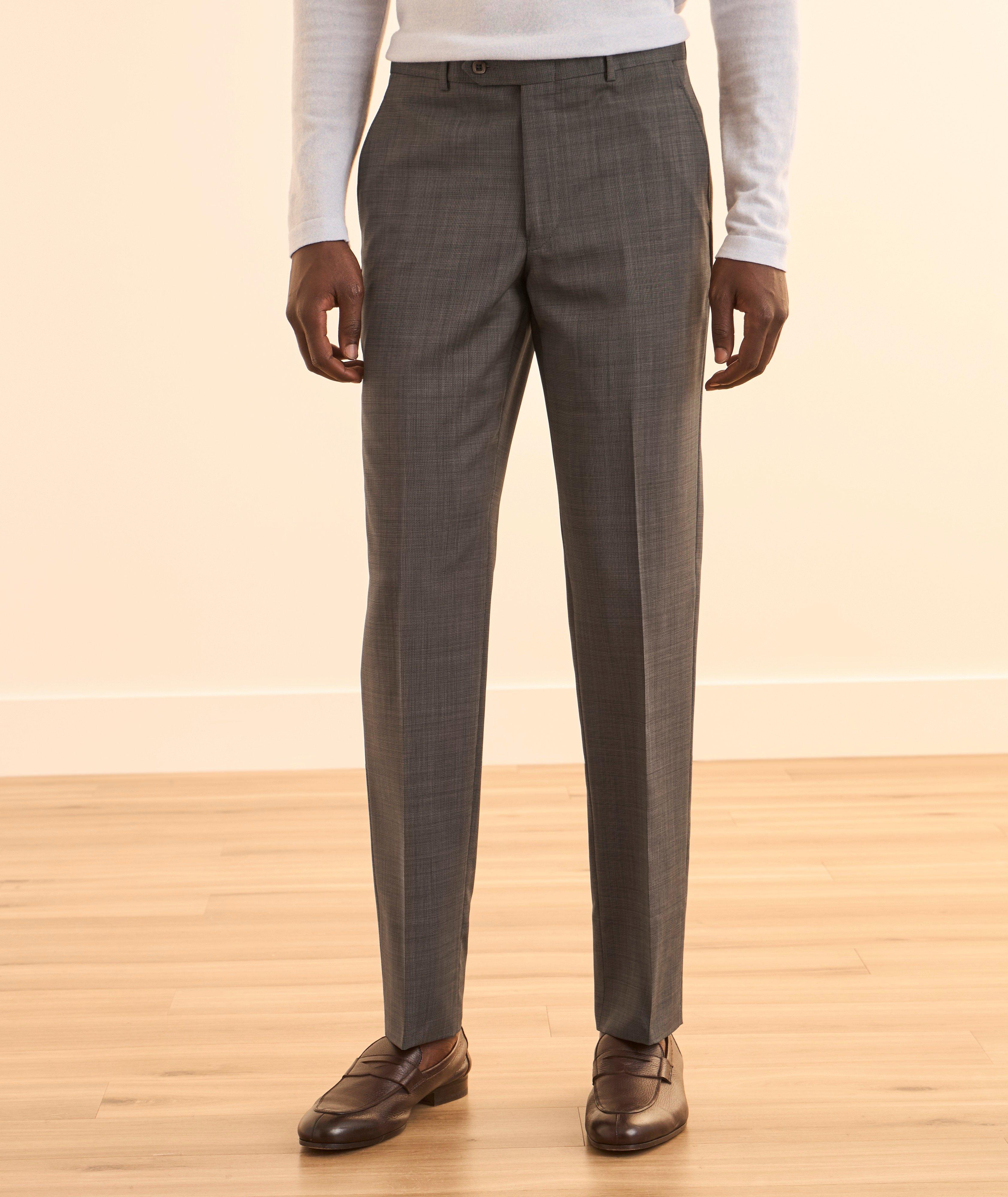 Marco Wool-Mohair Flat-Front Dress Pants image 1