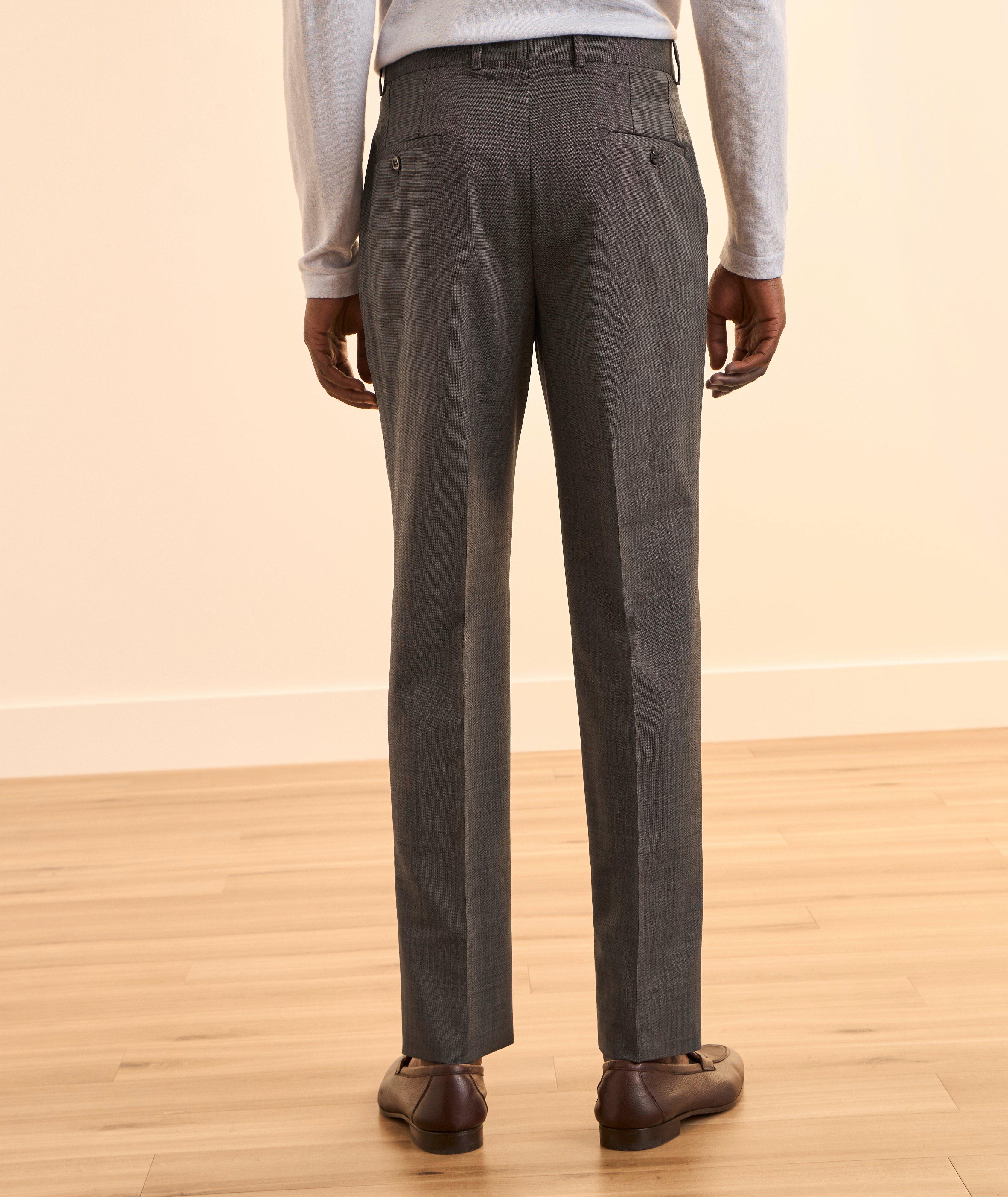 Marco Wool-Mohair Flat-Front Dress Pants image 2