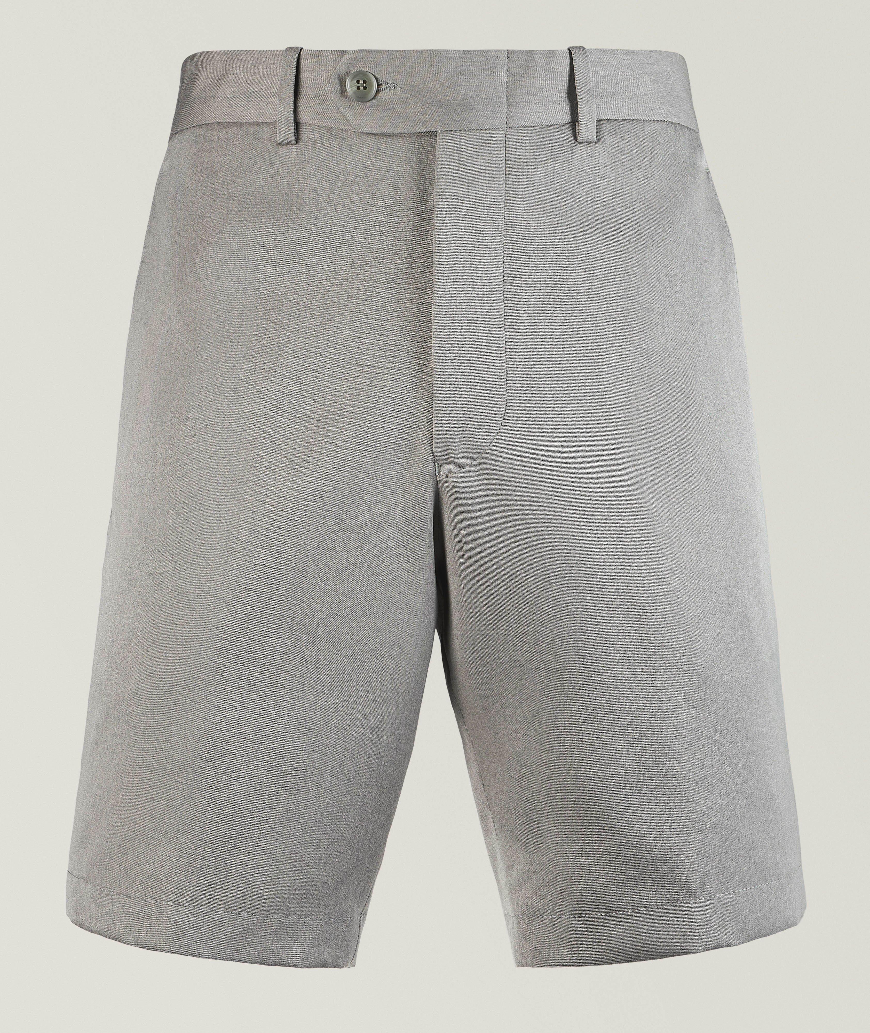 Microfibre Flat-Front Shorts image 0
