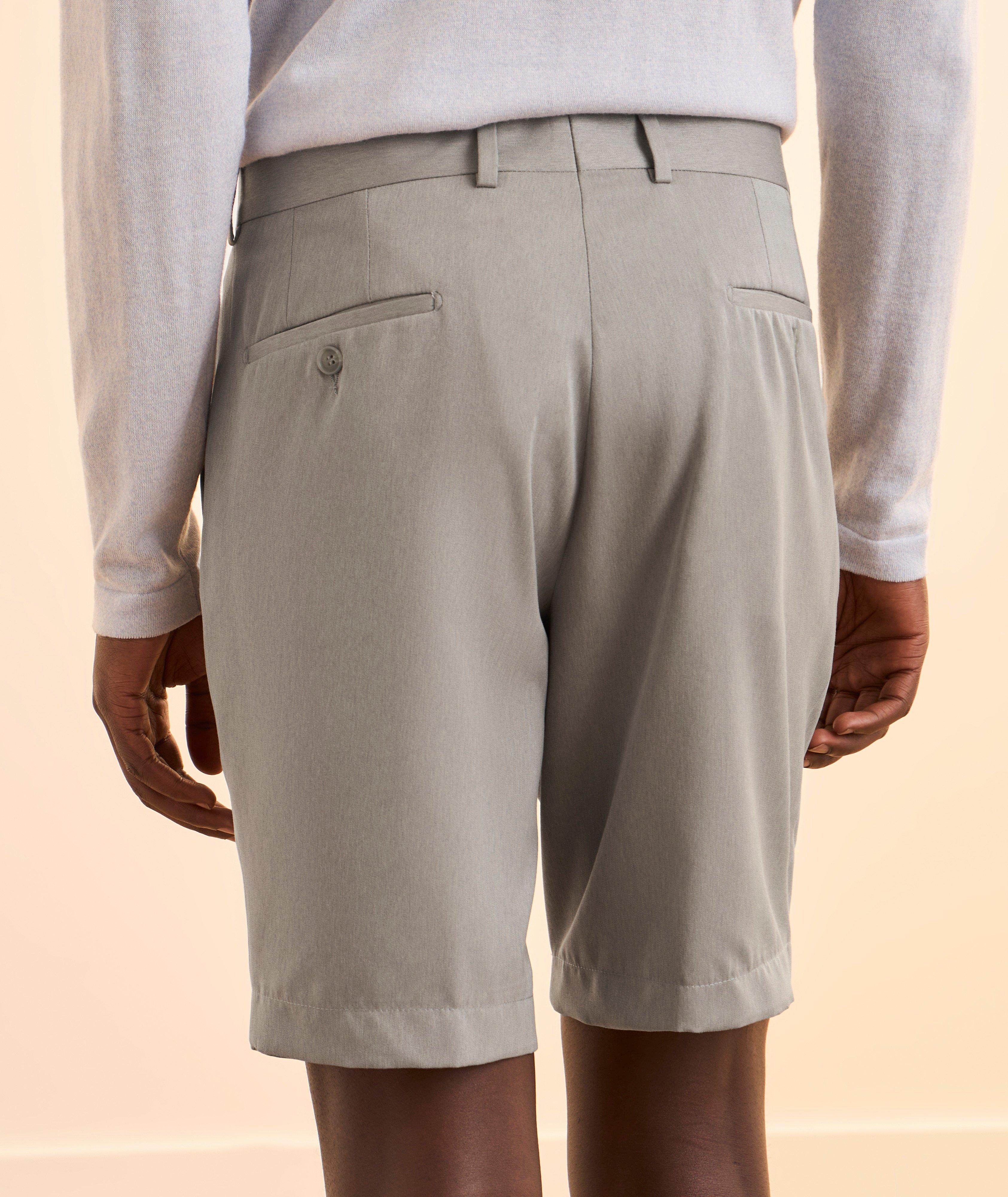 Microfibre Flat-Front Shorts image 2