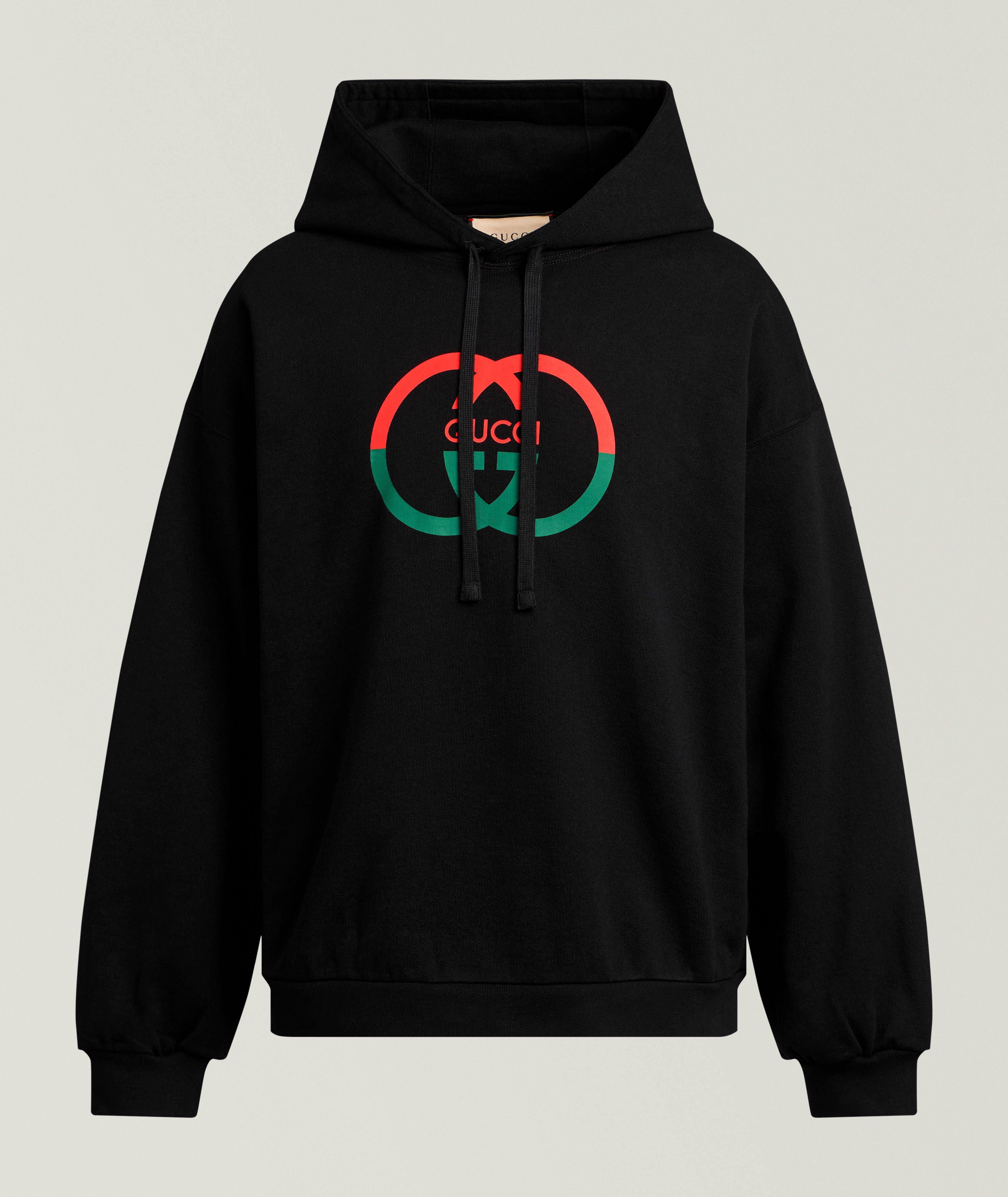Gucci Sweatshirt à capuche jersey coton logo