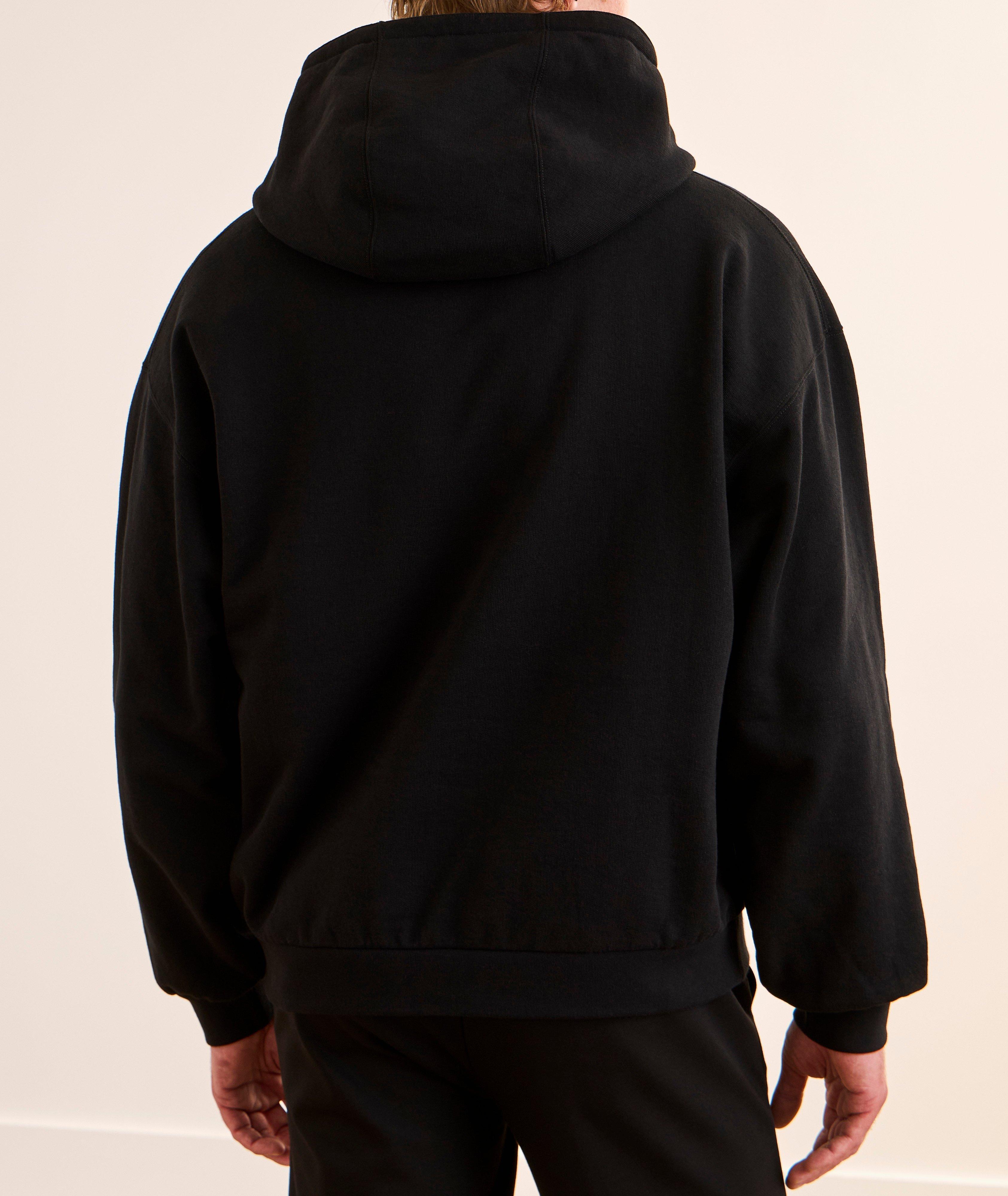Sweatshirt à capuche jersey coton logo image 2