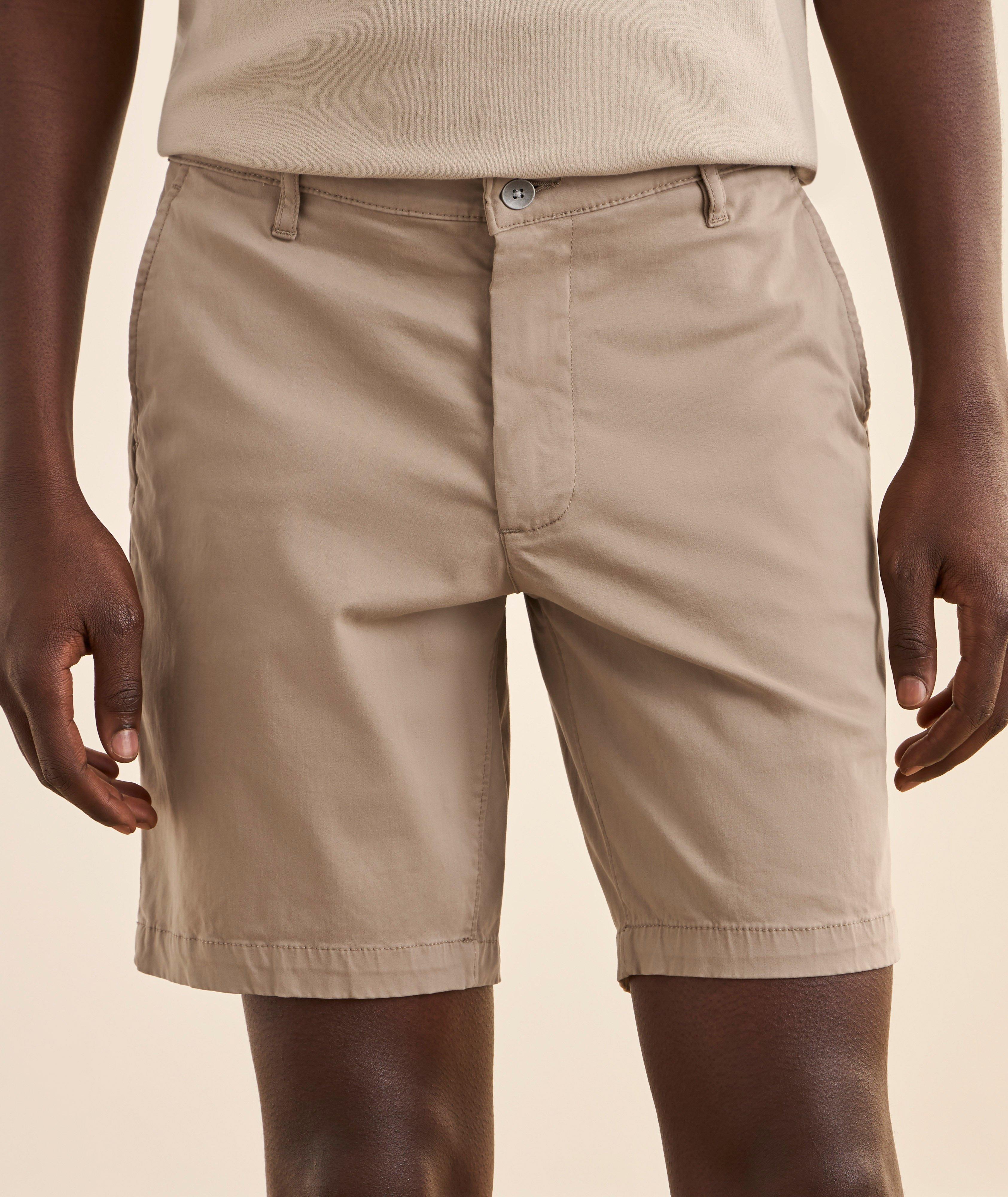 Wanderer Slim Stretch-Cotton Shorts image 1
