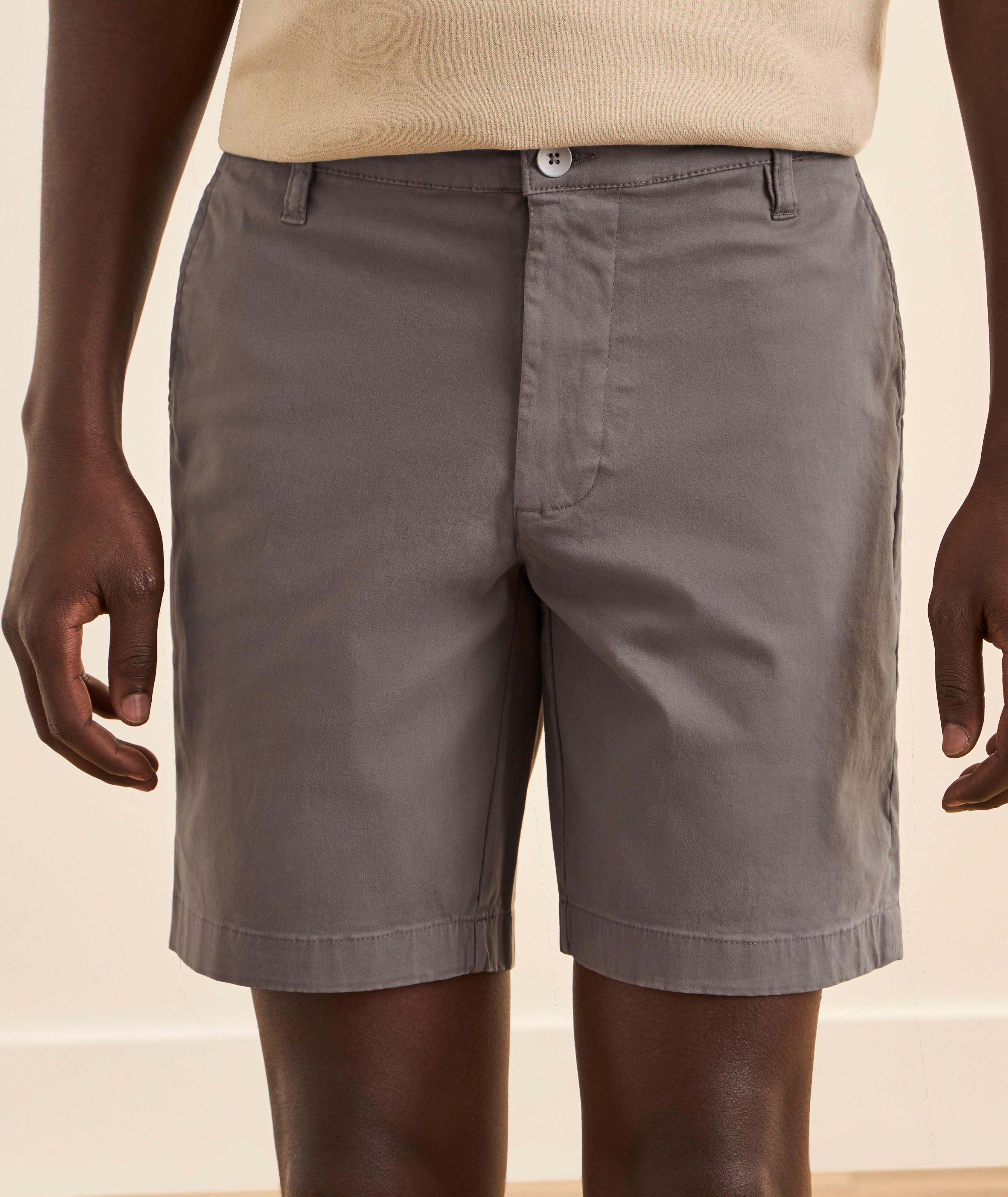 Wanderer Slim Stretch-Cotton Shorts image 1