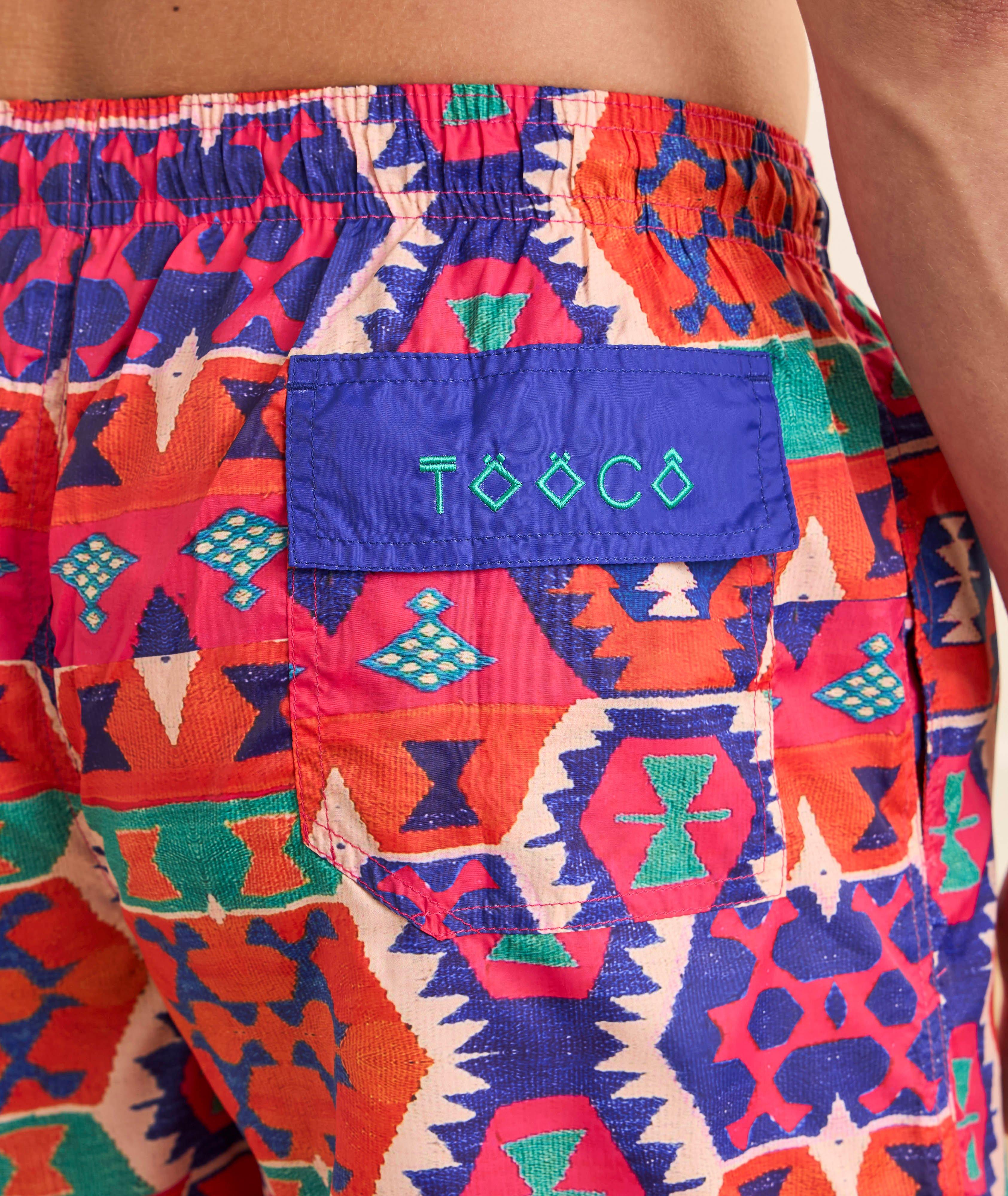 Aztec Geometric Printed Swim Shorts image 4