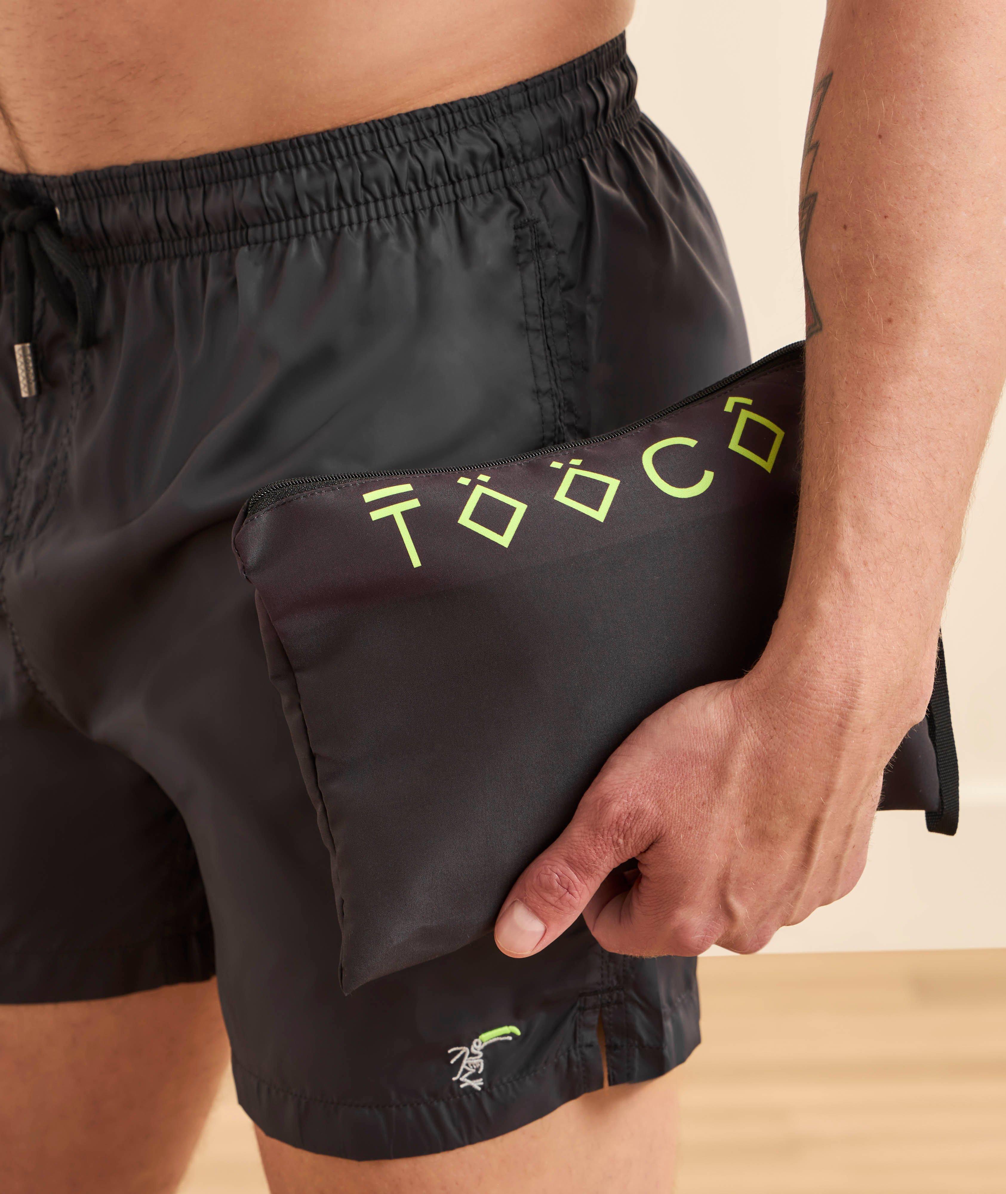 Solid Swim Shorts image 2