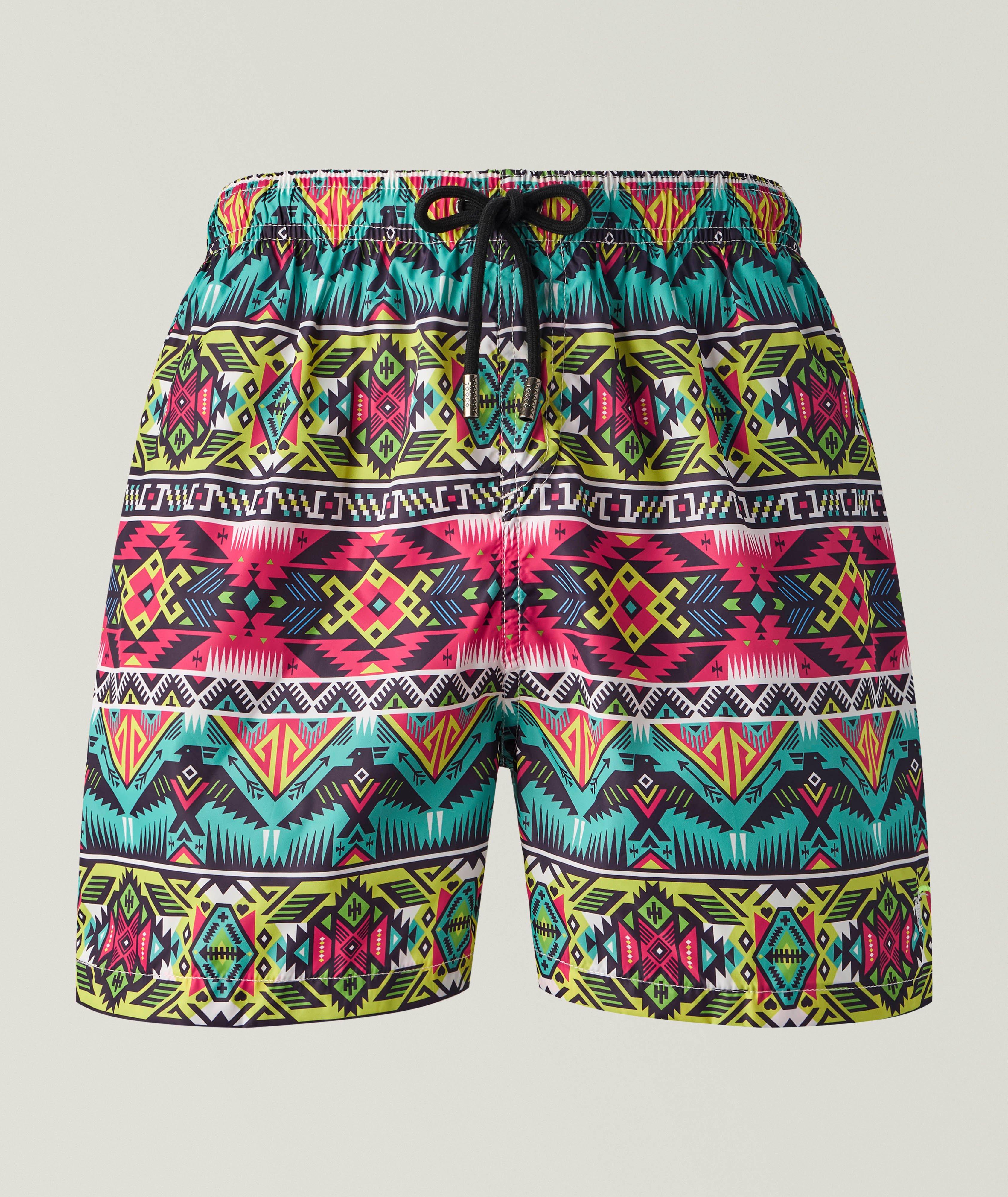 Geometric Printed Swim Shorts image 0