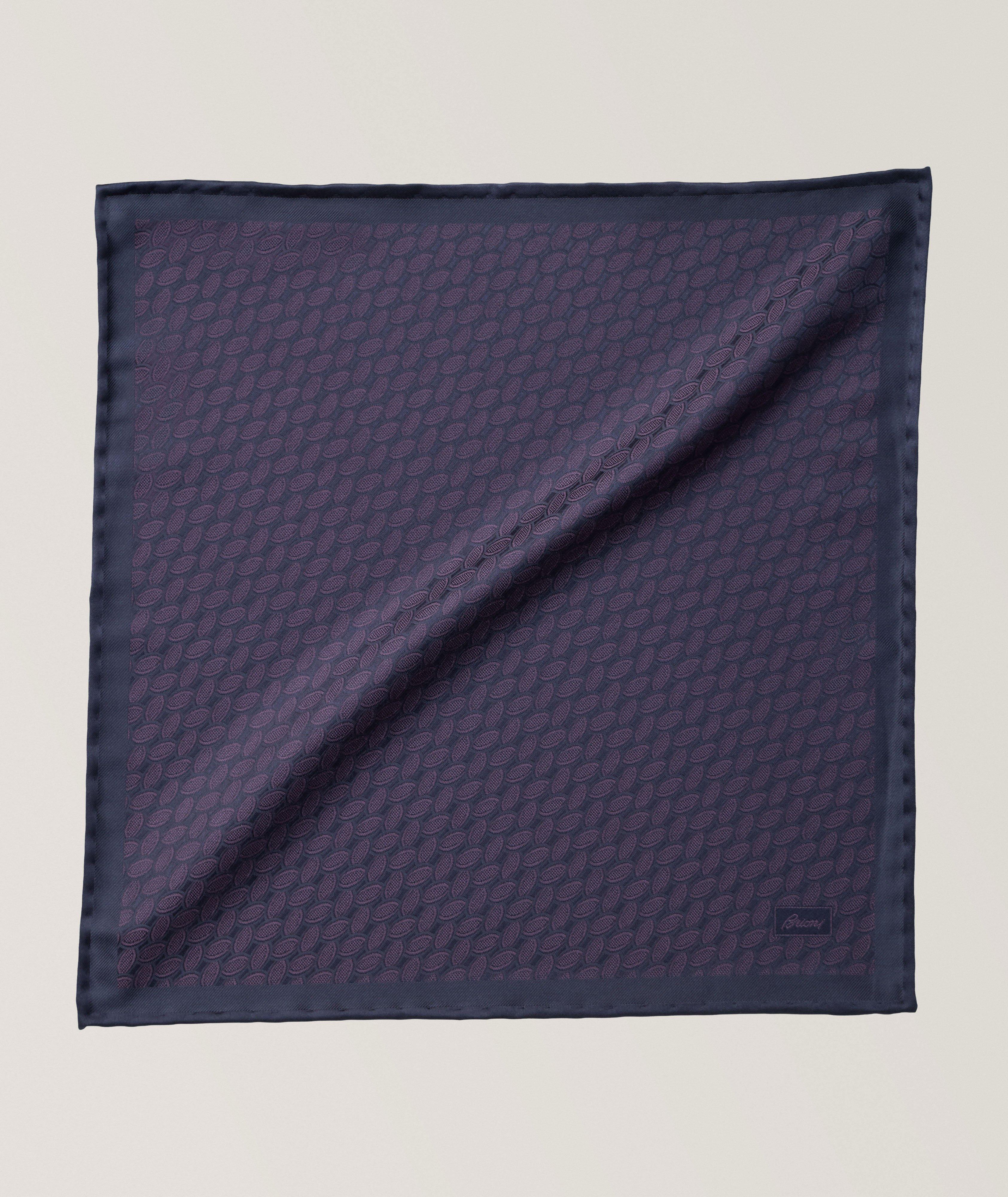 Patterned Silk Pocket Square