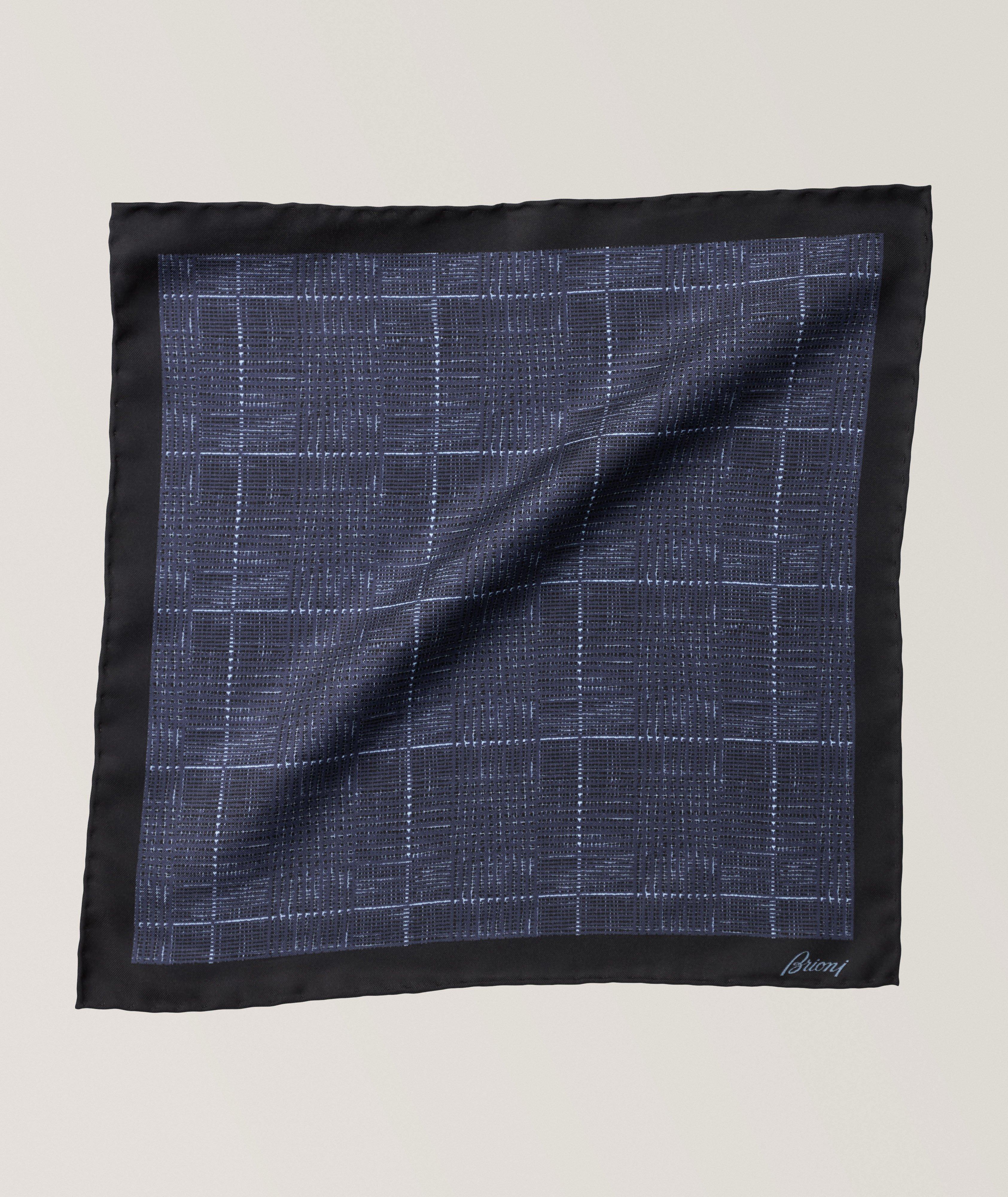 Patterned Silk Pocket Square