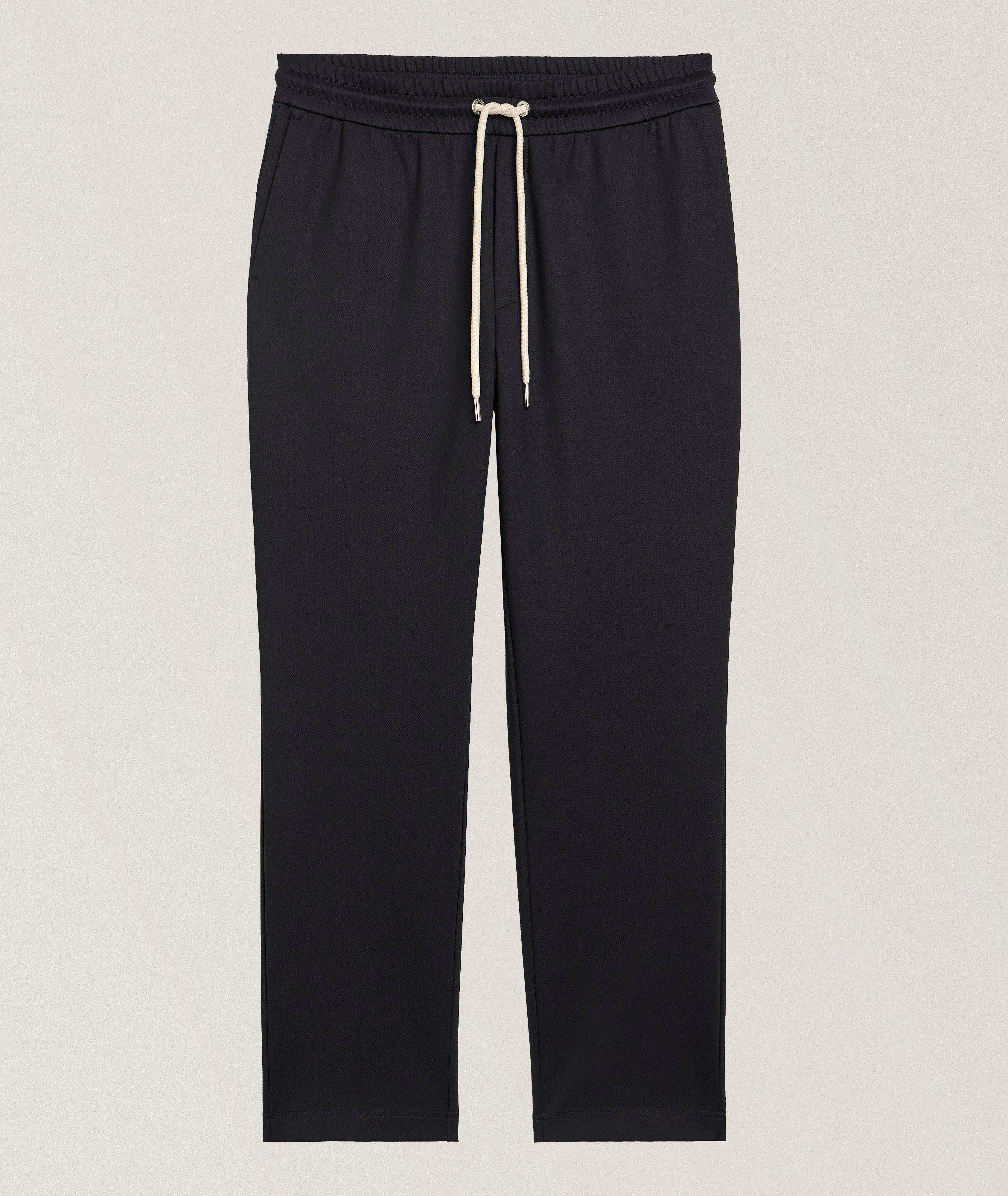 Moncler Pantalon De Survêtement Coton Écusson Logo Bell En Bleu | Taille Homme Grand