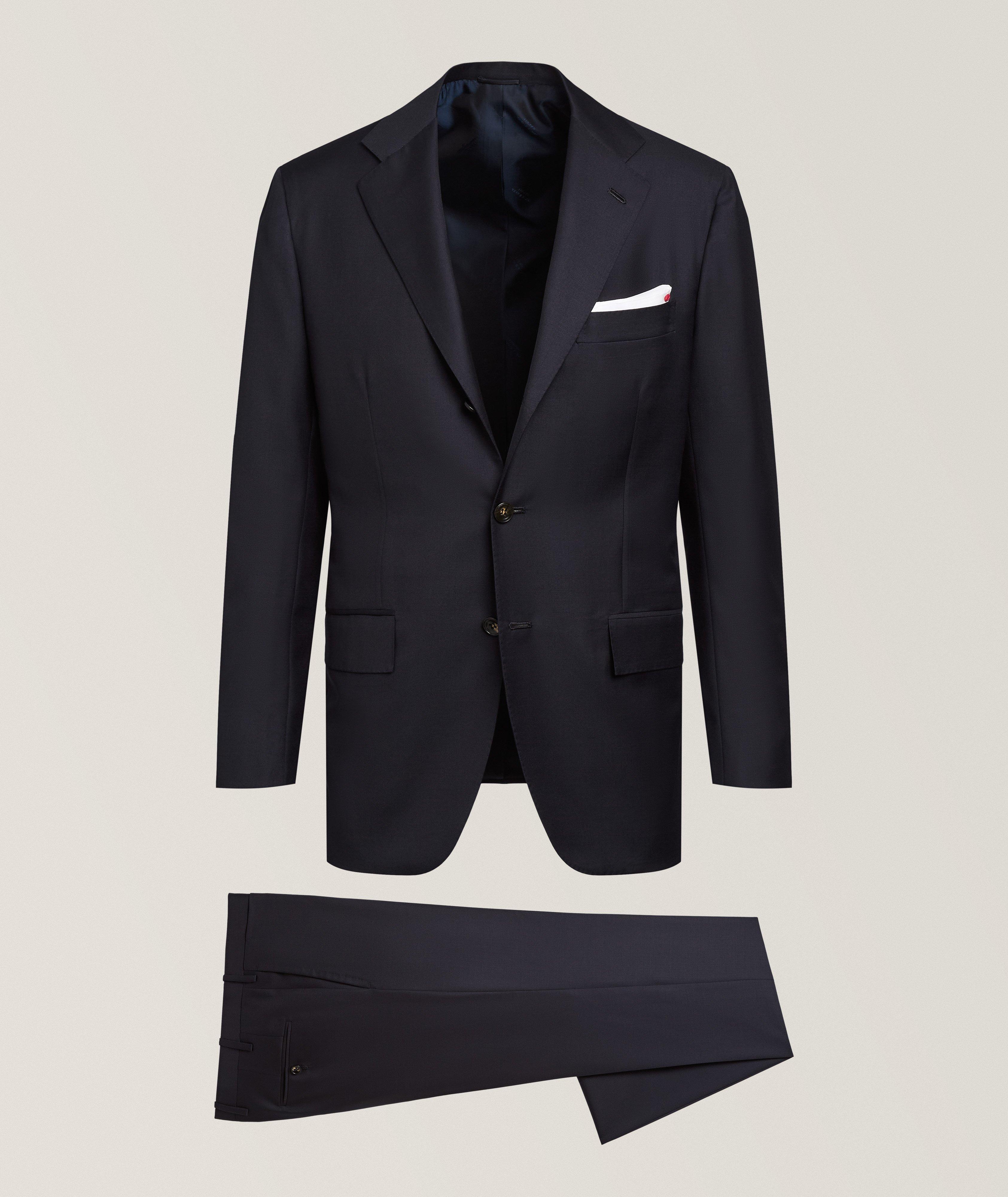 Solid Virgin Wool Suit