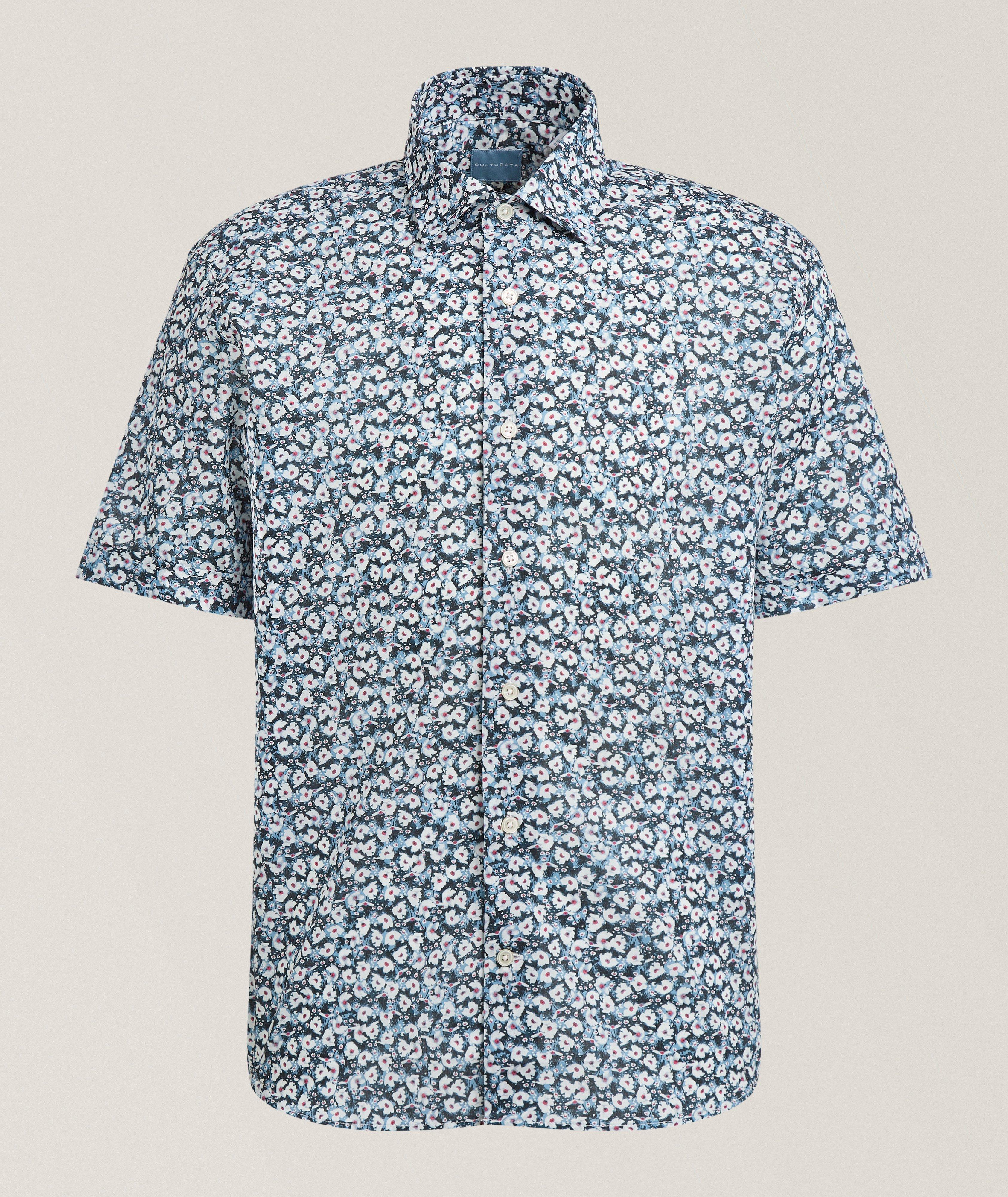 Culturata Contemporary-Fit Floral Albini Cotton Shirt 