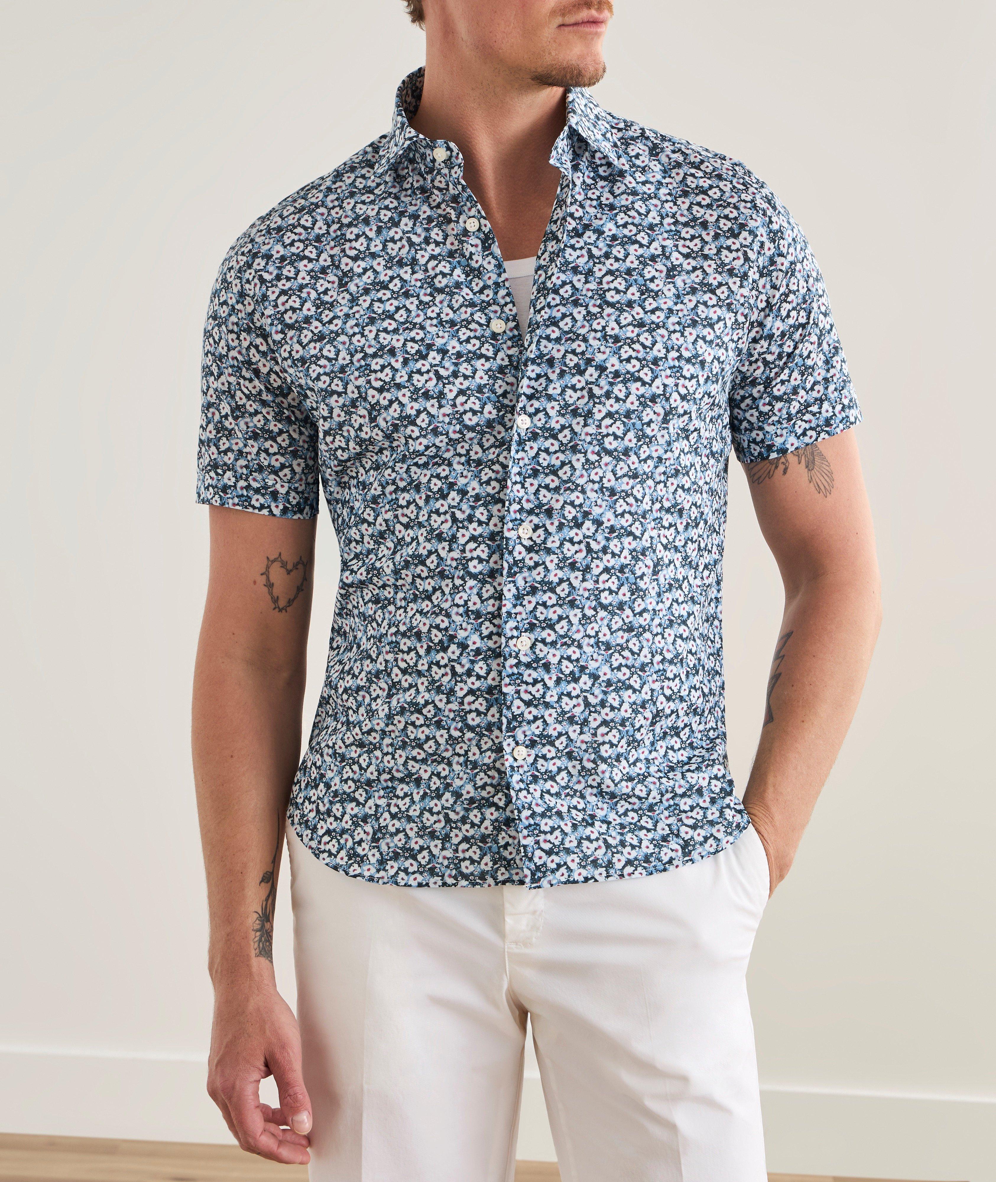 Contemporary-Fit Floral Albini Cotton Shirt  image 1
