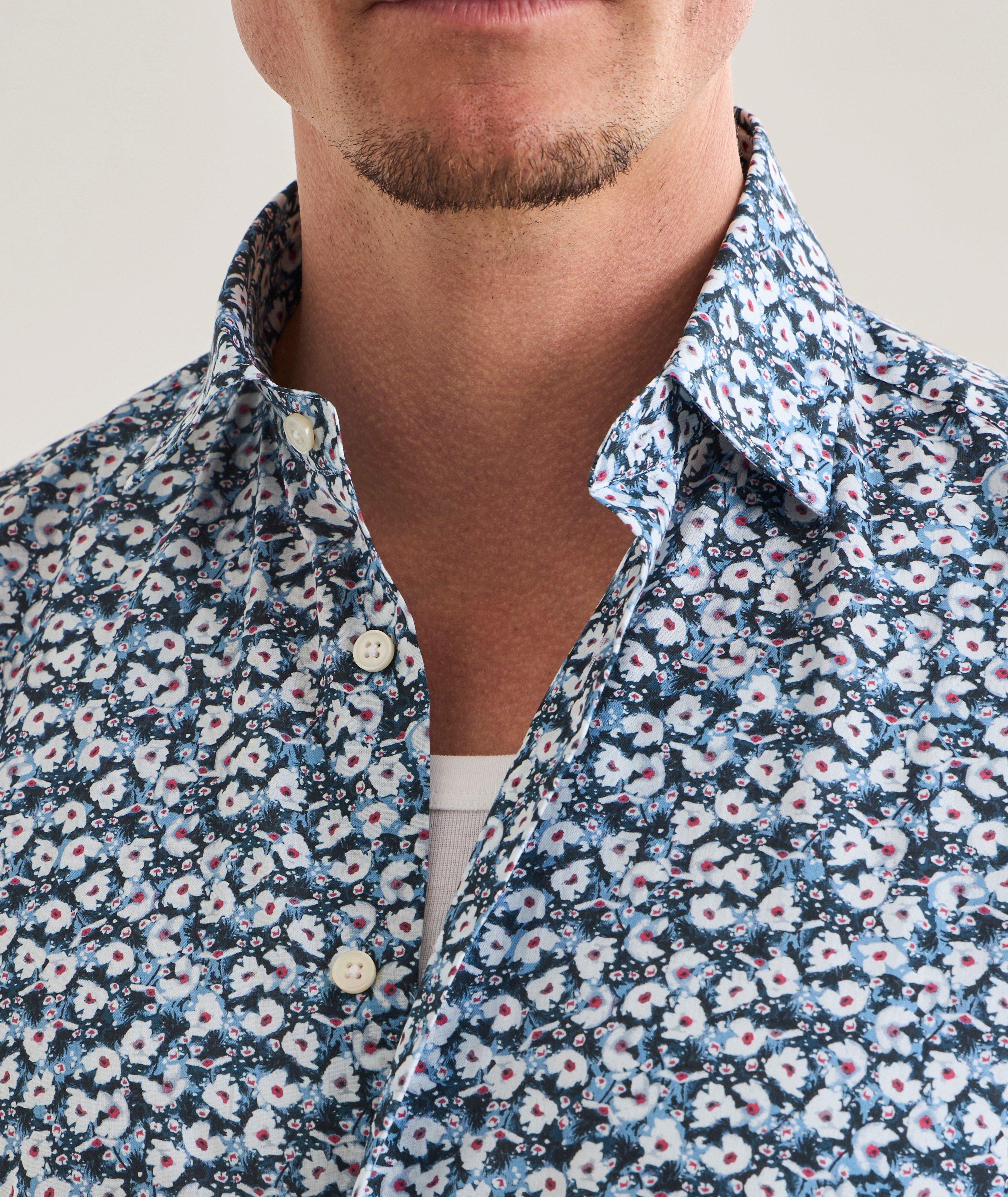 Contemporary-Fit Floral Albini Cotton Shirt  image 3