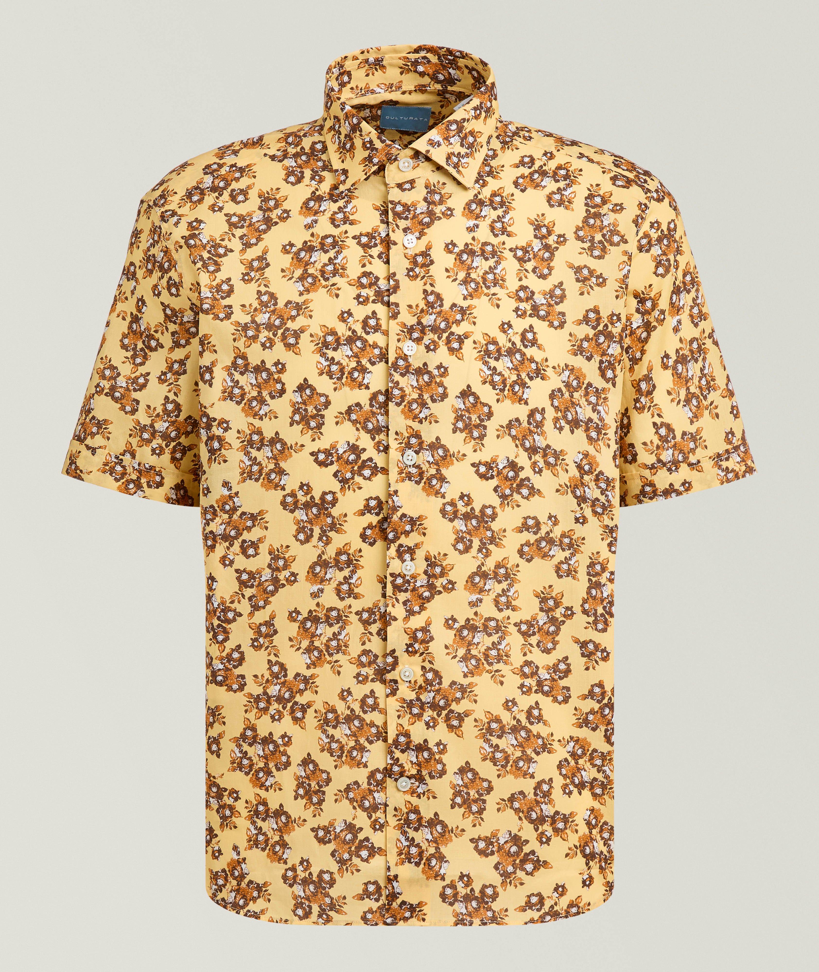 Culturata Contemporary-Fit Floral Albini Cotton Shirt 