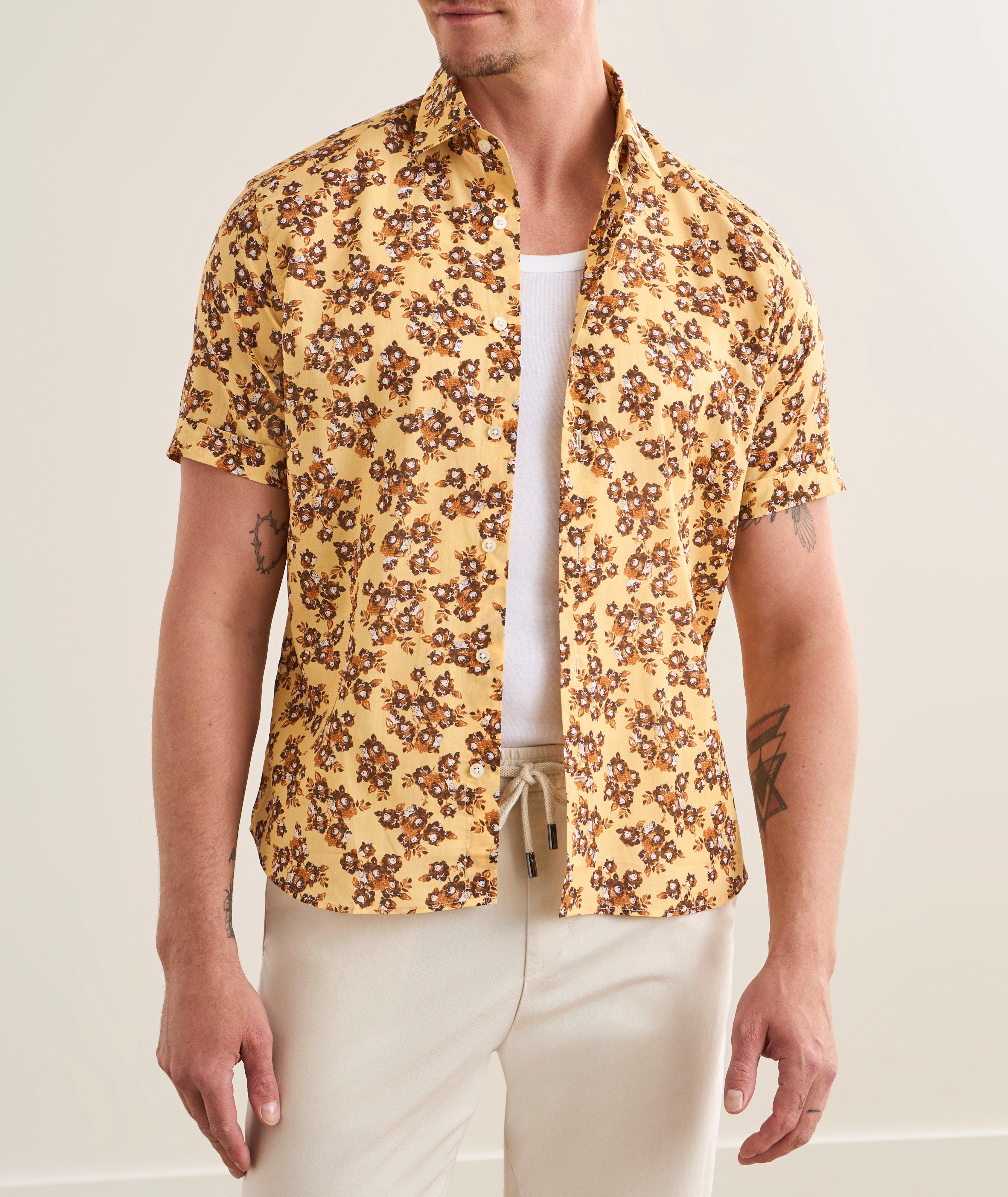 Contemporary-Fit Floral Albini Cotton Shirt  image 1