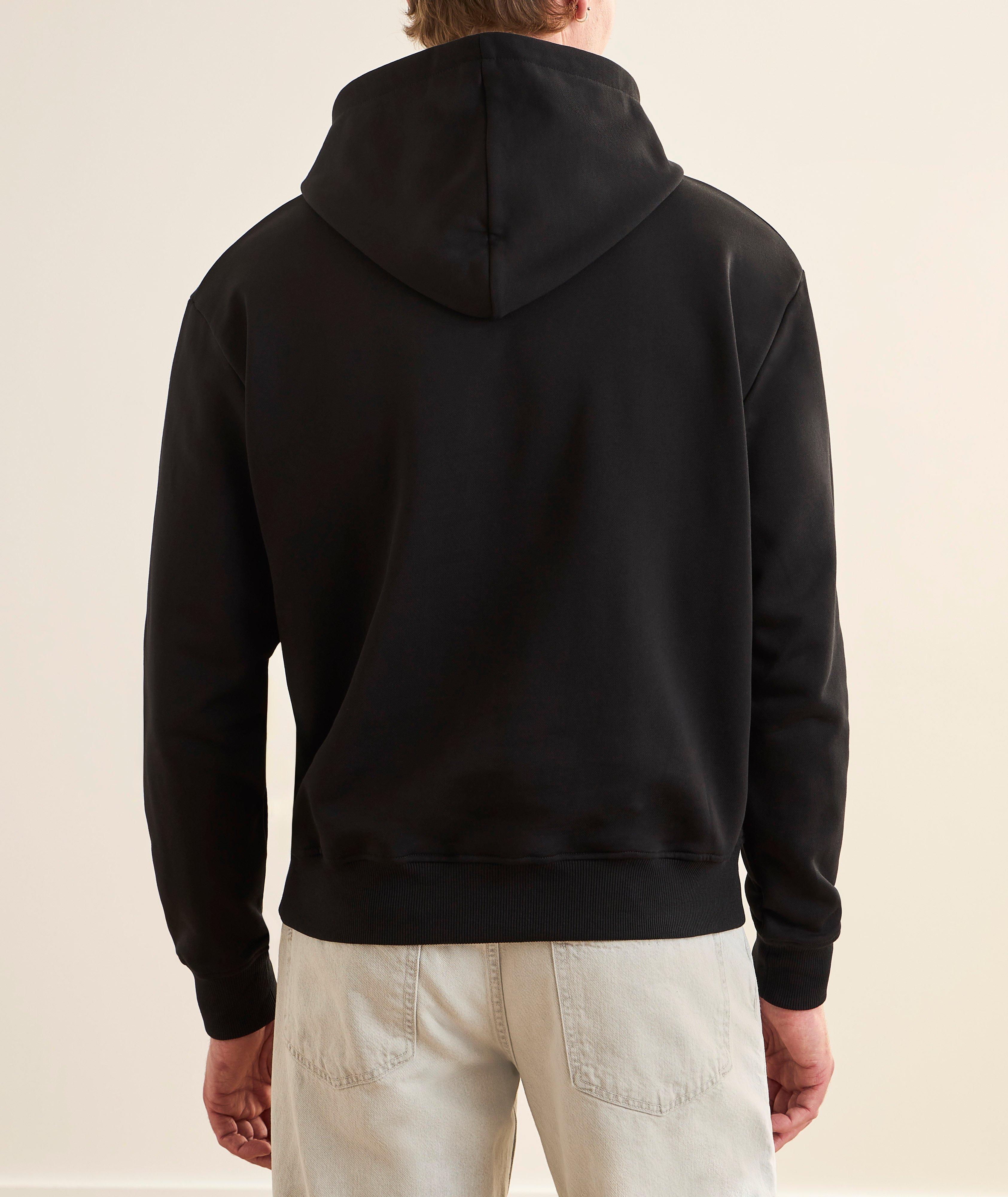 Logo-Print Cotton Hooded Sweatshirt image 2