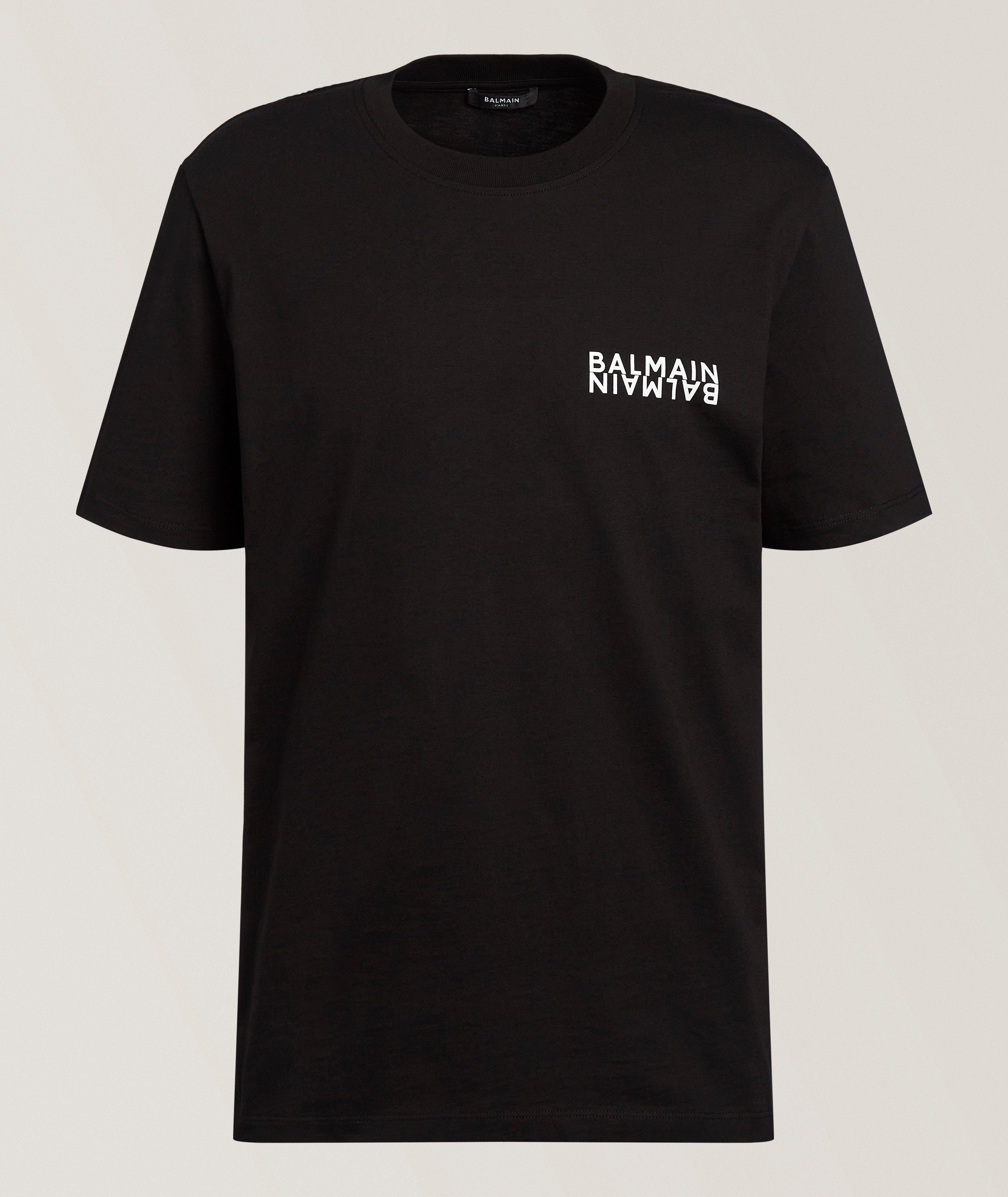 Balmain Logo-Print Cotton T-Shirt 