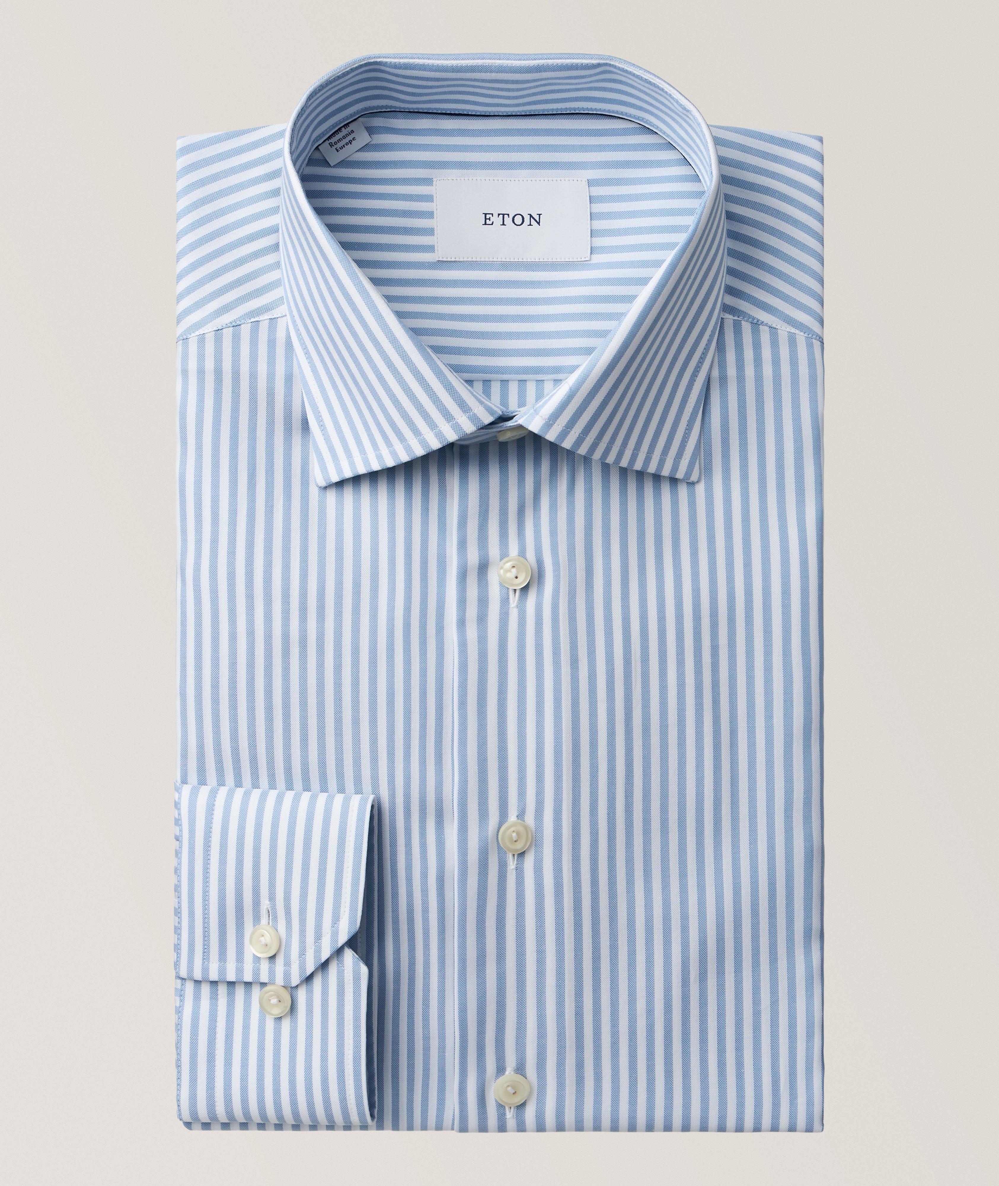 Chemise sergé rayé Bengal coupe-ajustée  image 0