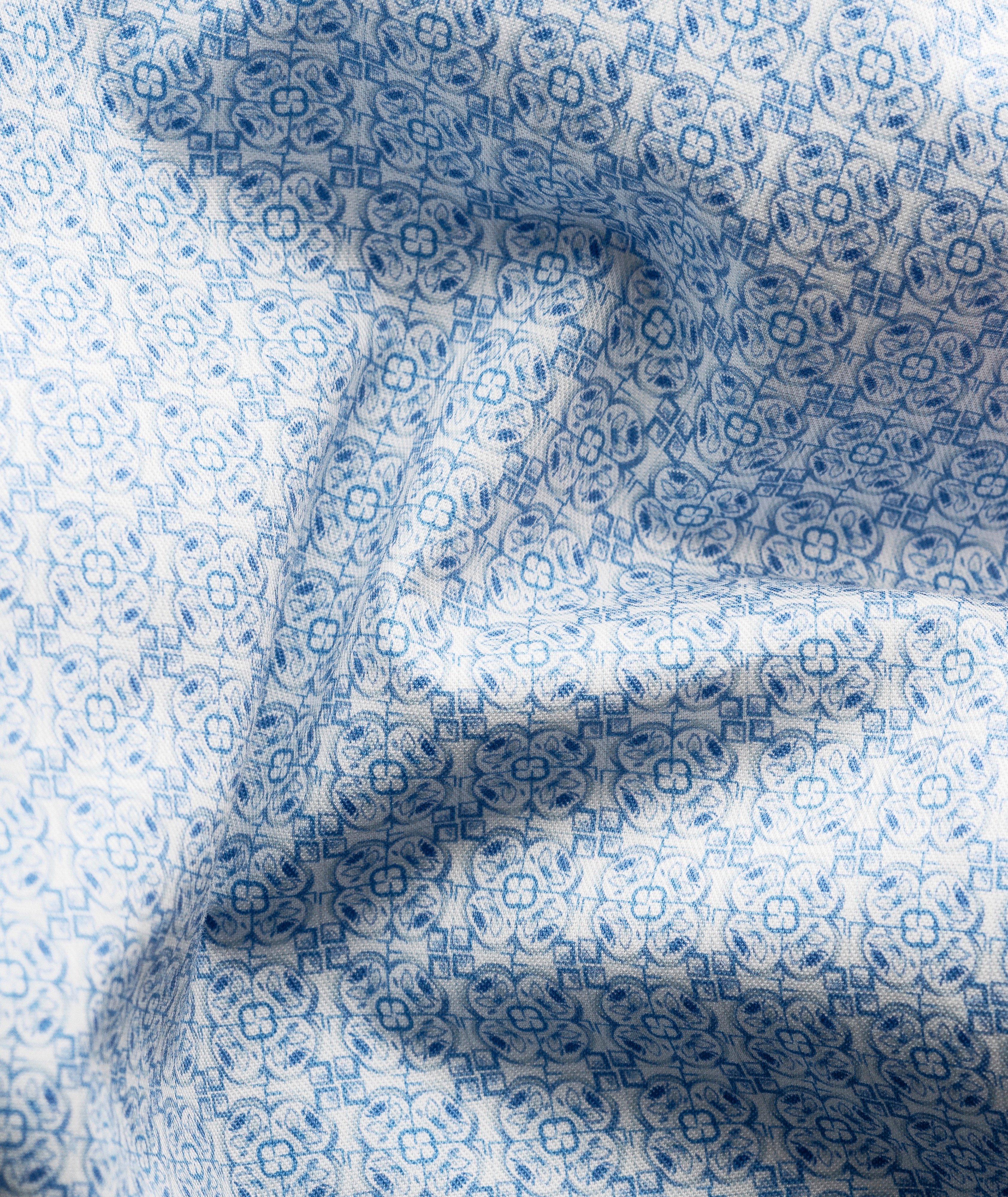 Chemise sergé emblématique géométrique coupe-contemporaine image 2