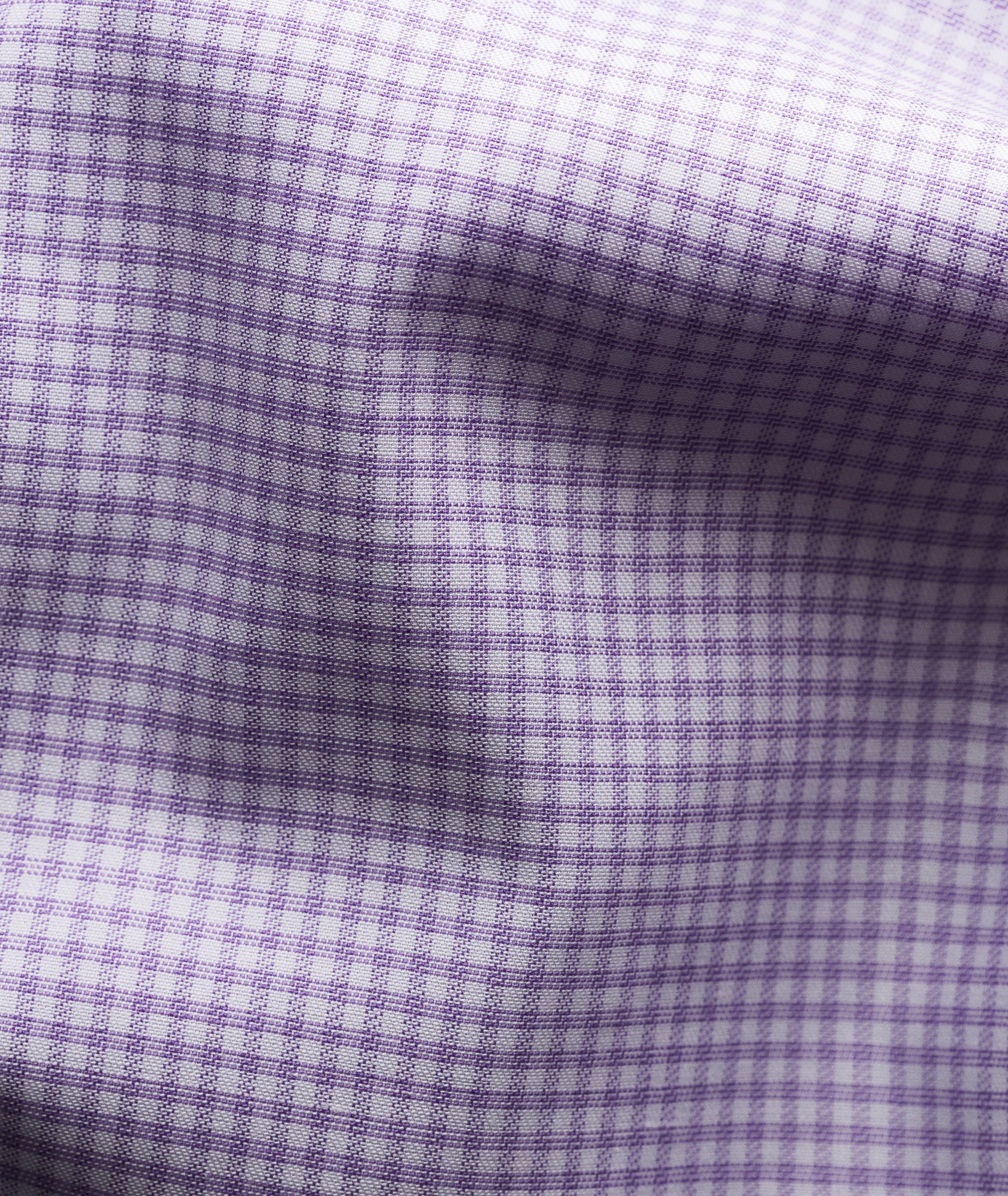 Slim-Fit Check Cotton Dress Shirt image 3