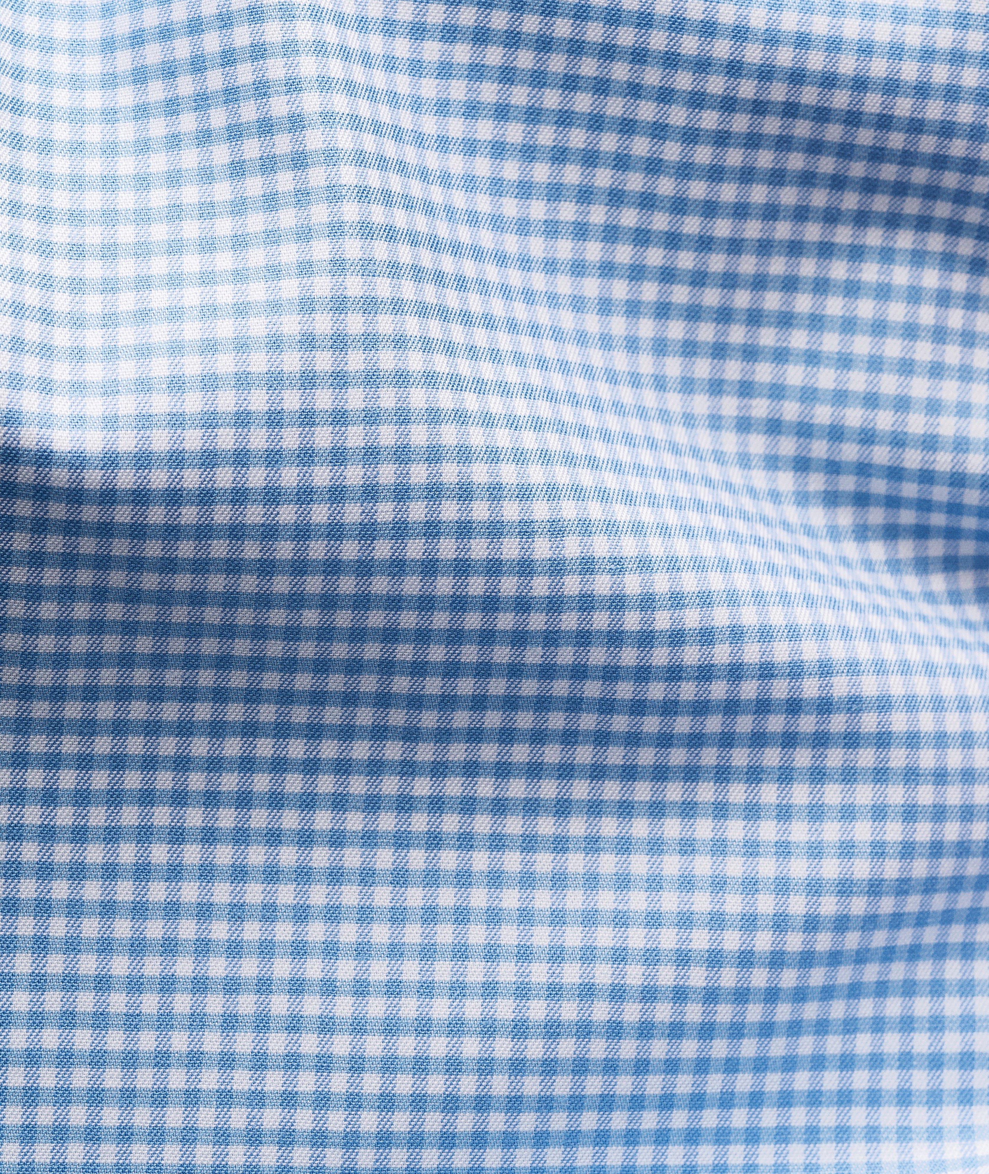 Chemise coton-tencel-lyocell carreaux coupe-ajustée image 2