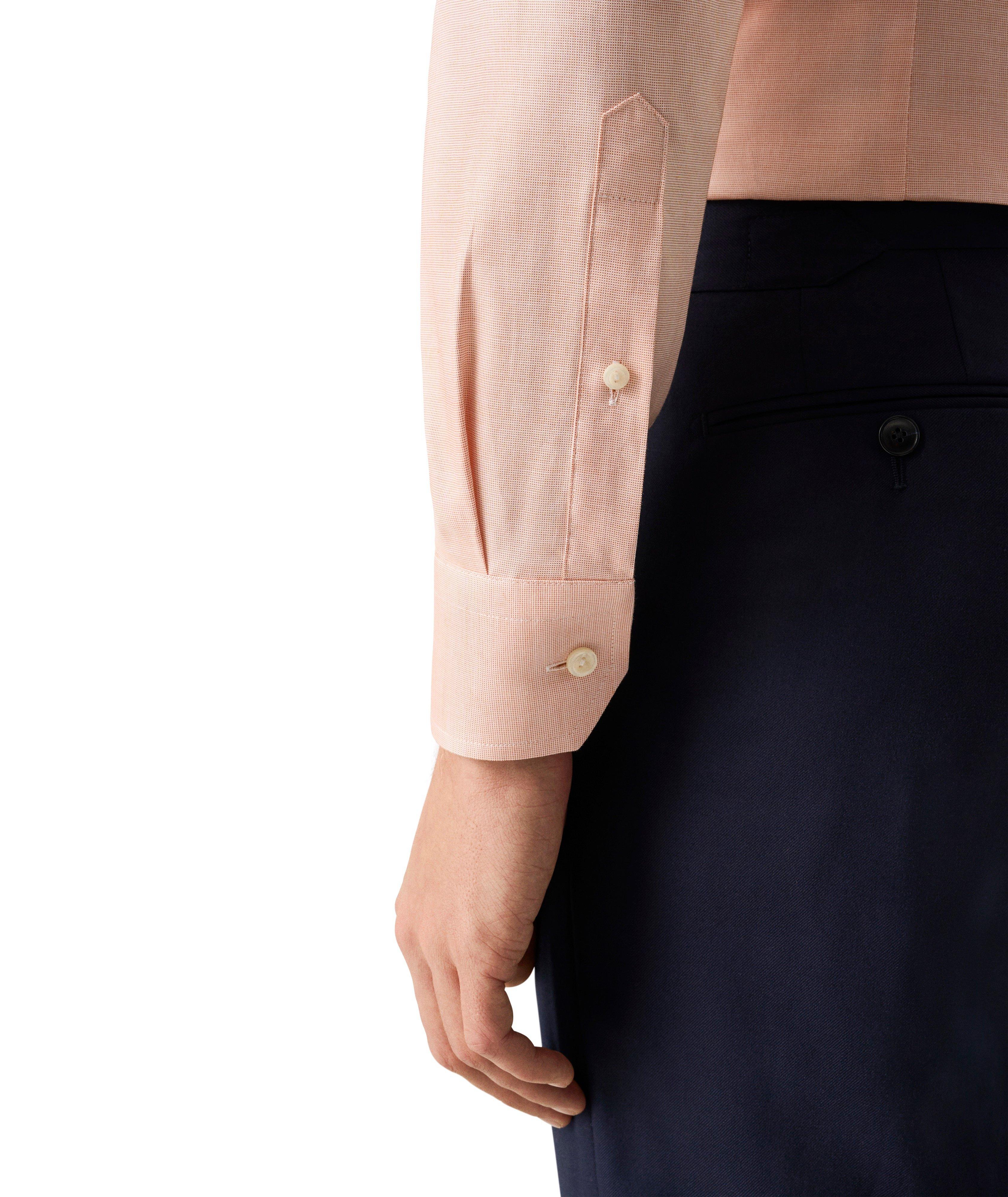 Slim-Fit Cotton Oxford Dress Shirt image 5