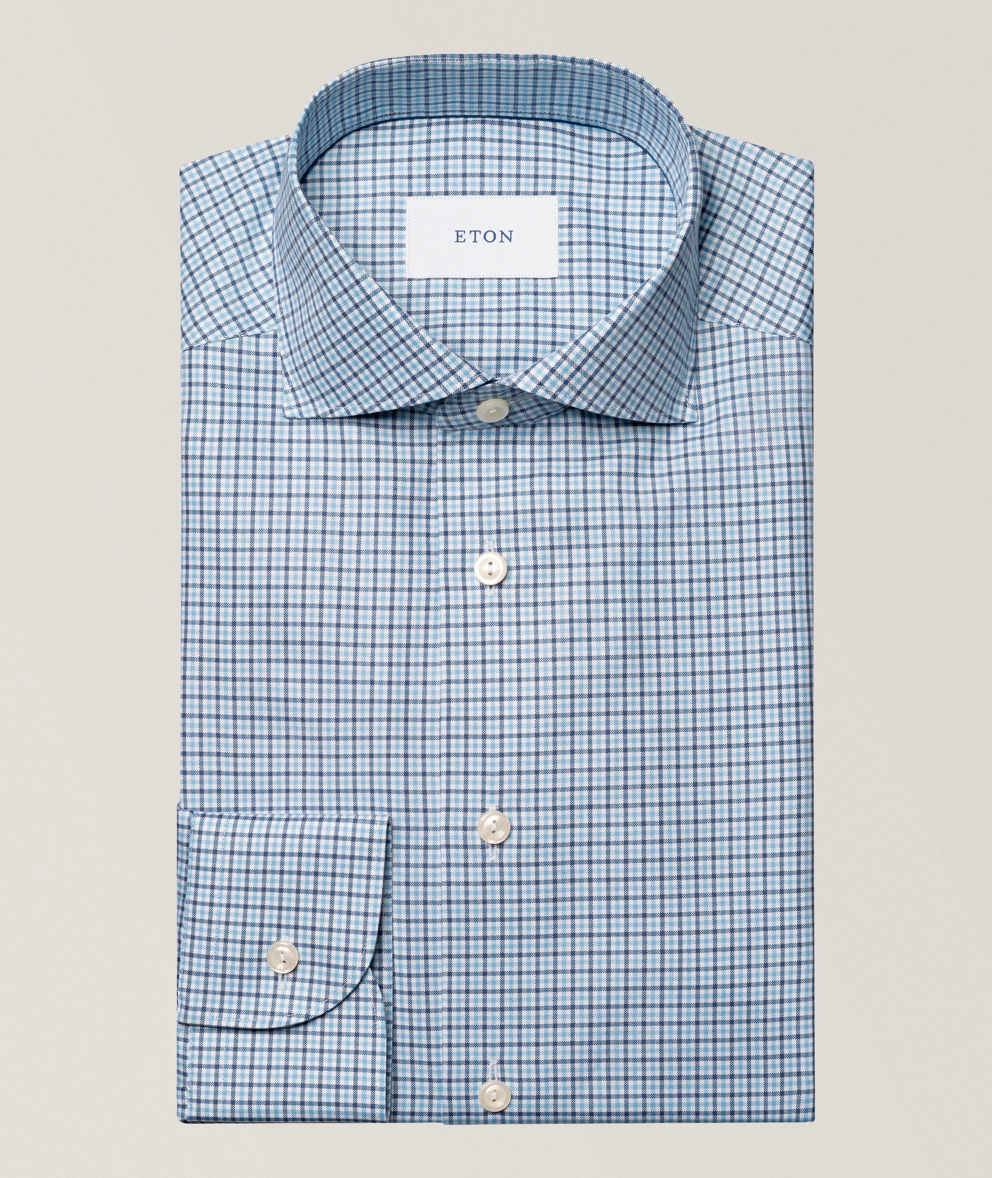 Eton Contemporary-Fit Tattersall Check Cotton Shirt