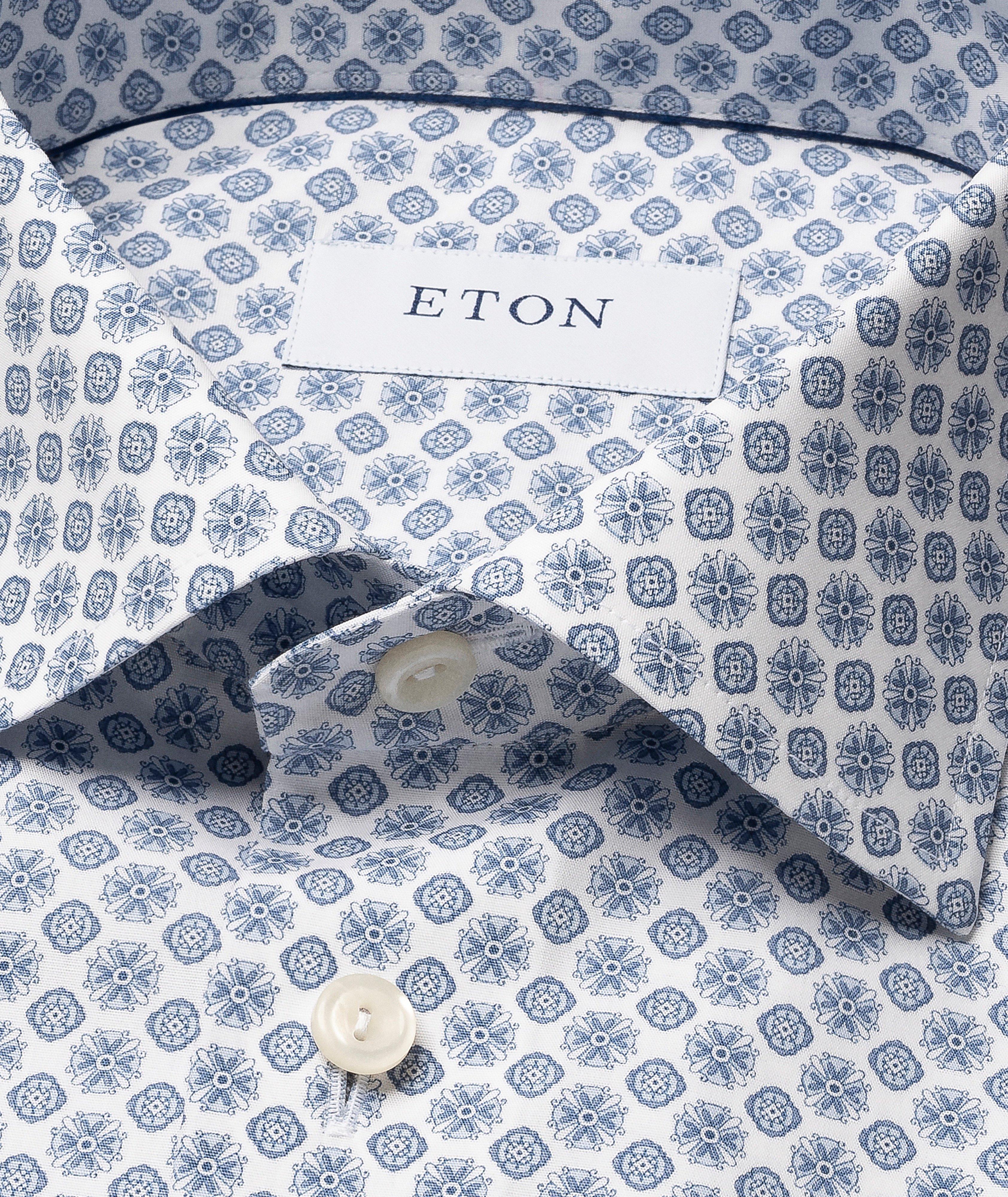 Super Slim-Fit Check Signature Poplin Shirt image 1