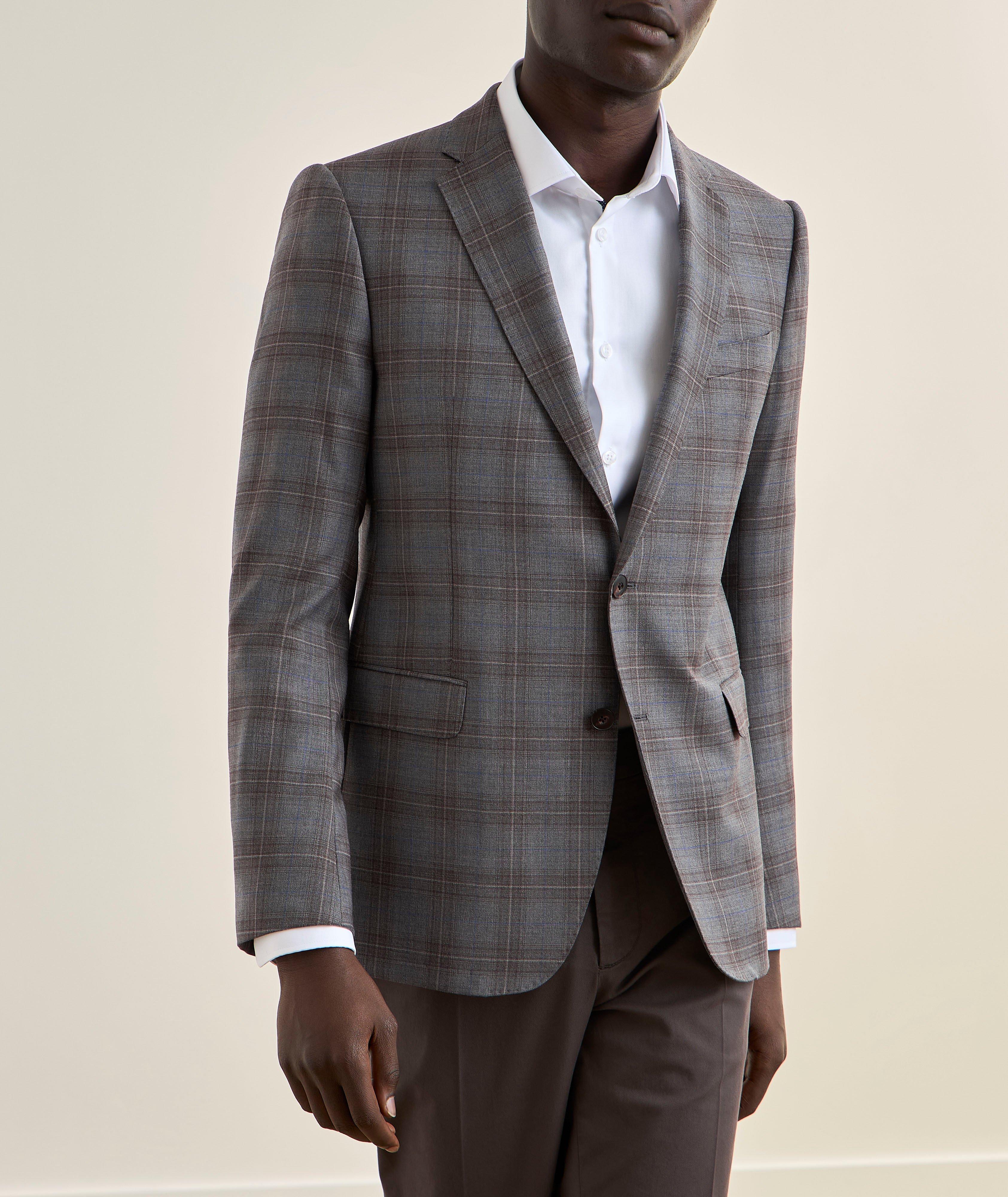 Slim-Fit M-Line Check Wool Sport Jacket image 1