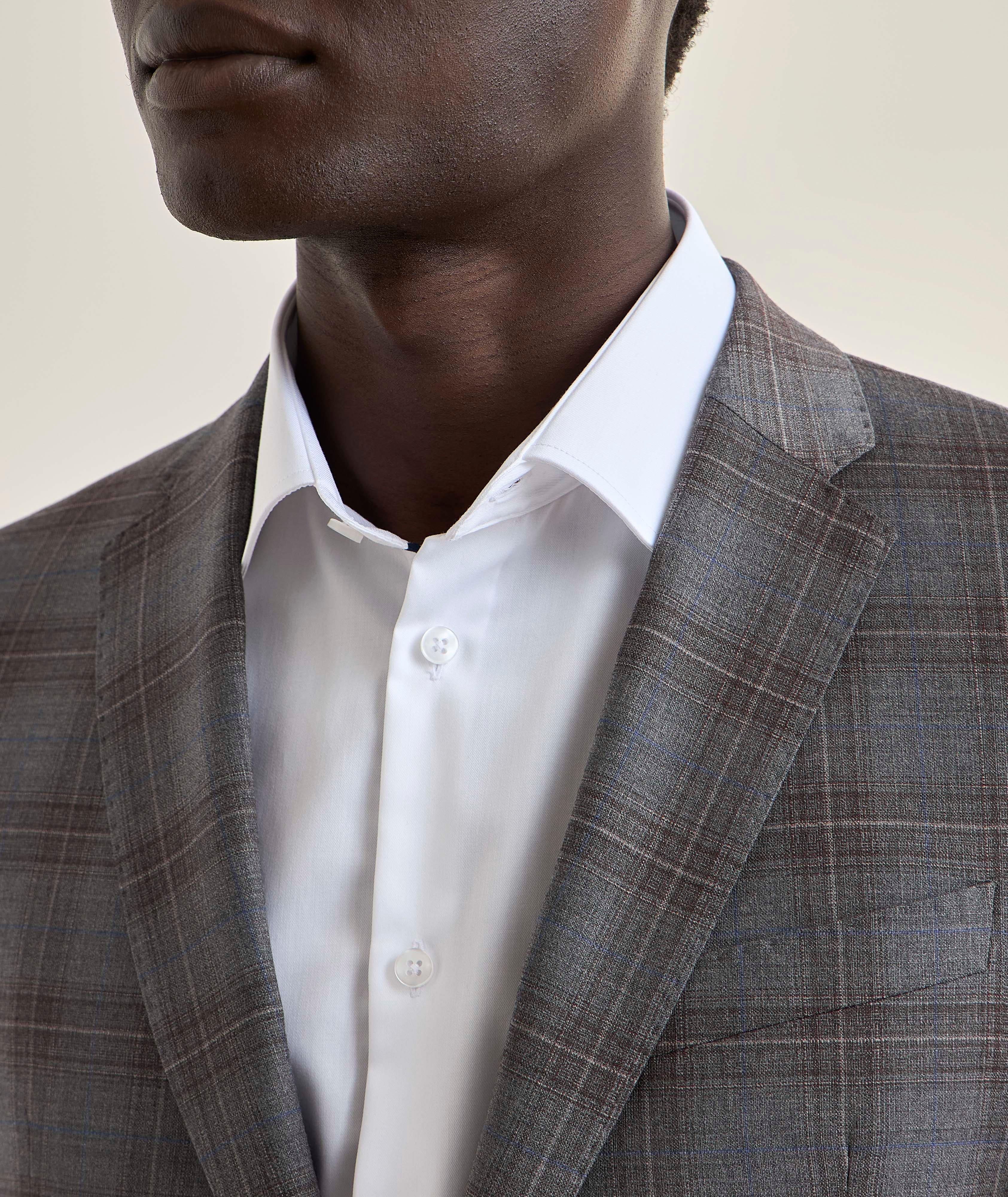 Slim-Fit M-Line Check Wool Sport Jacket image 3
