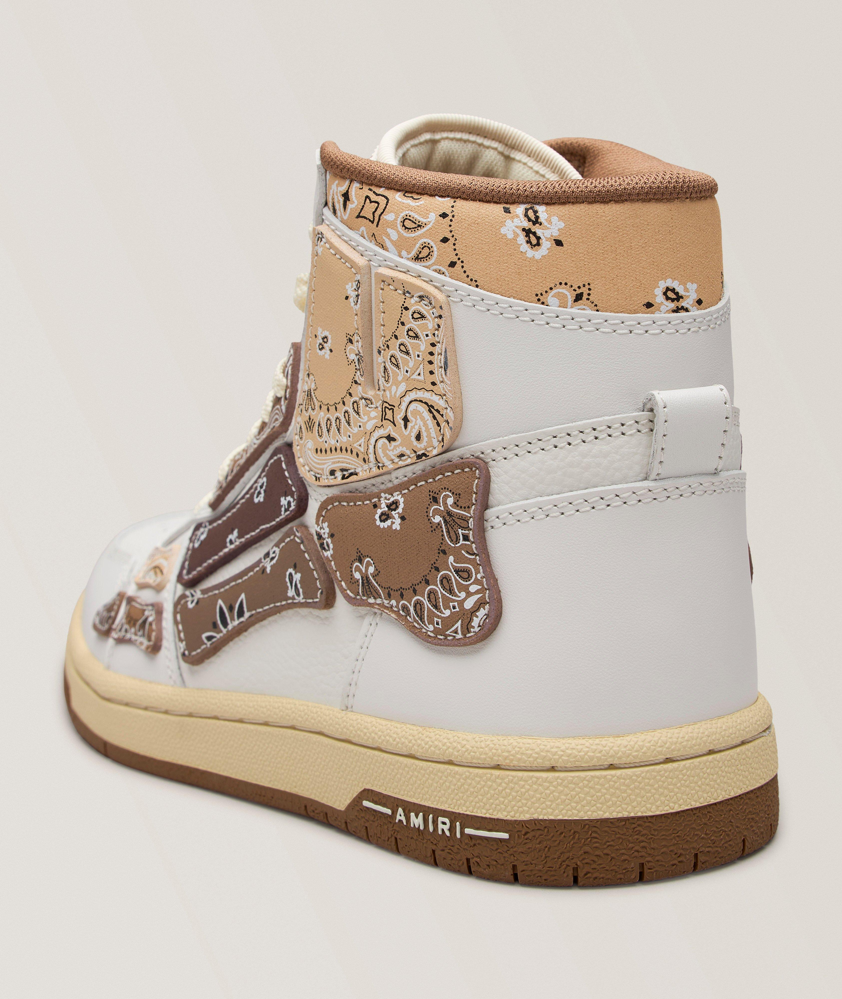 Skel Bandana Leather High-Top Sneakers image 2