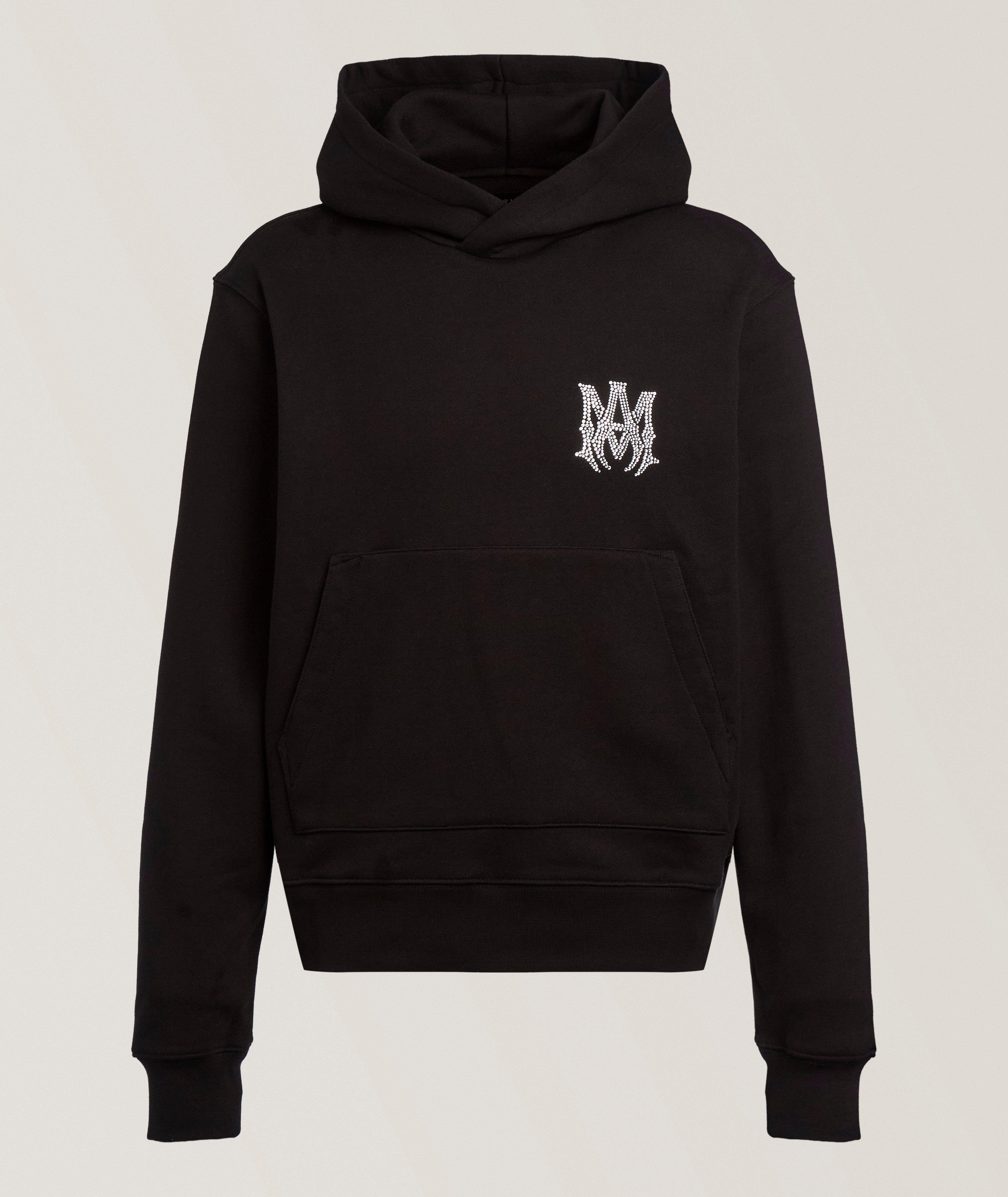 AMIRI Embellished MA Logo Hooded Sweater