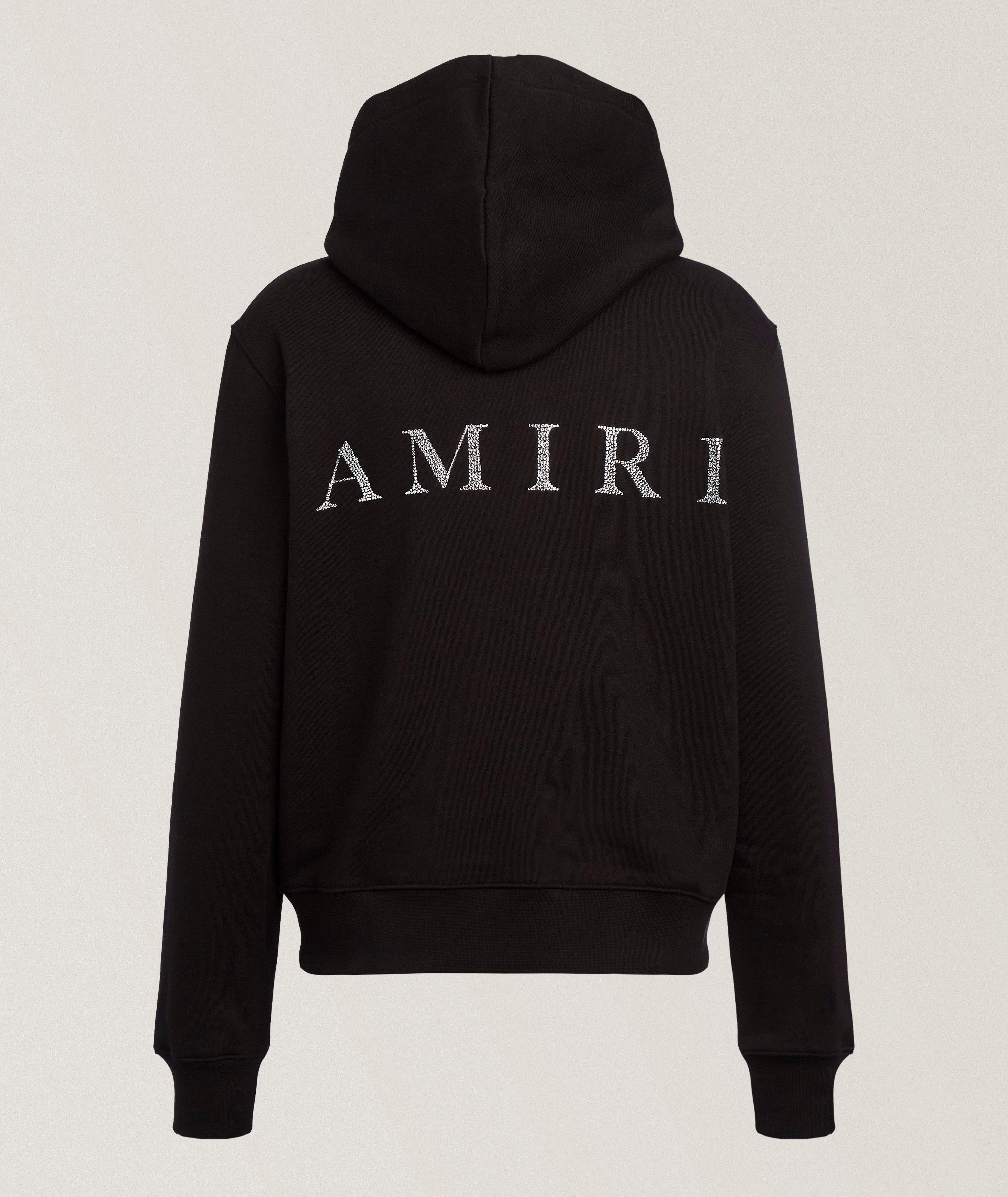 Embellished MA Logo Hooded Sweater image 1