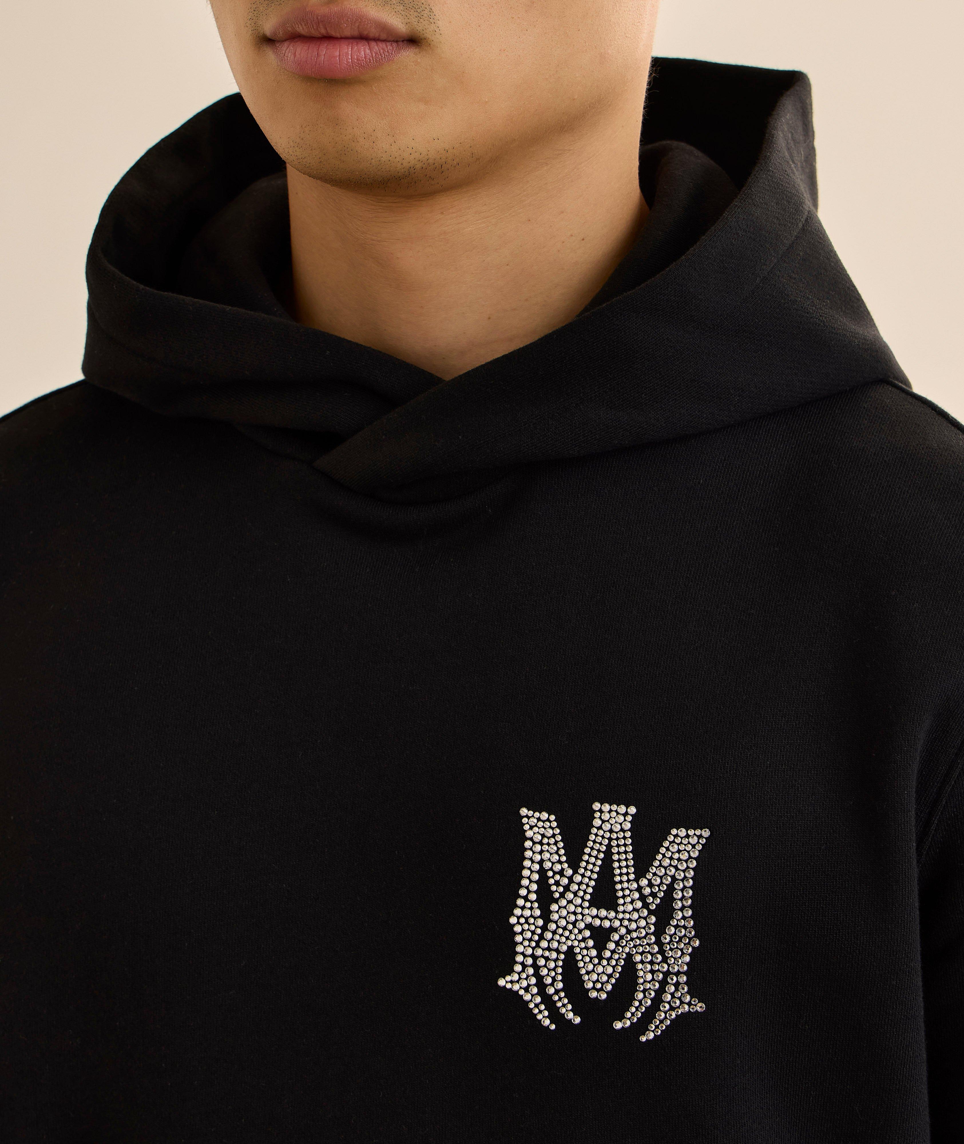 Embellished MA Logo Hooded Sweater image 4