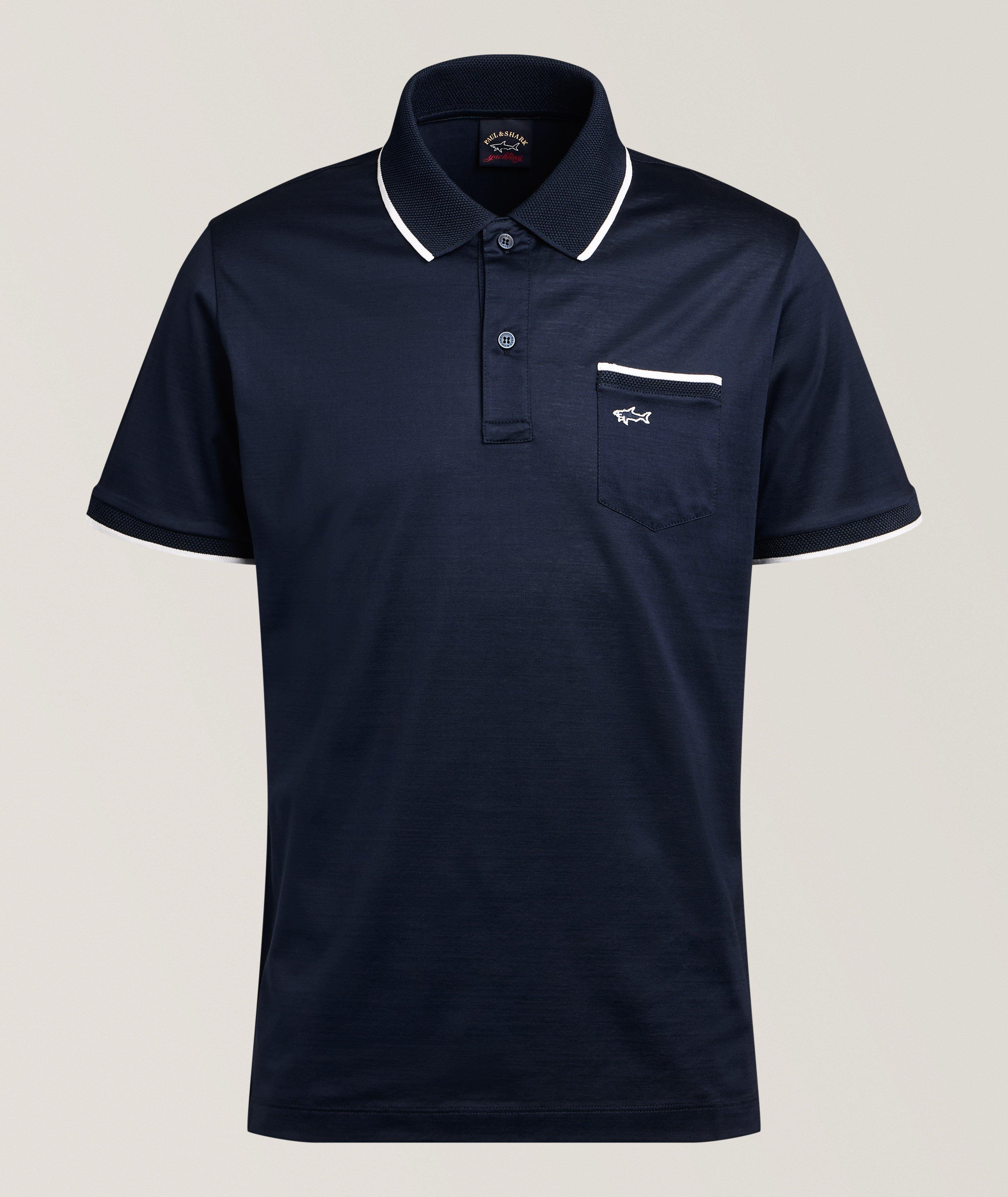 Paul & Shark Polo poches coton bordure-rayées