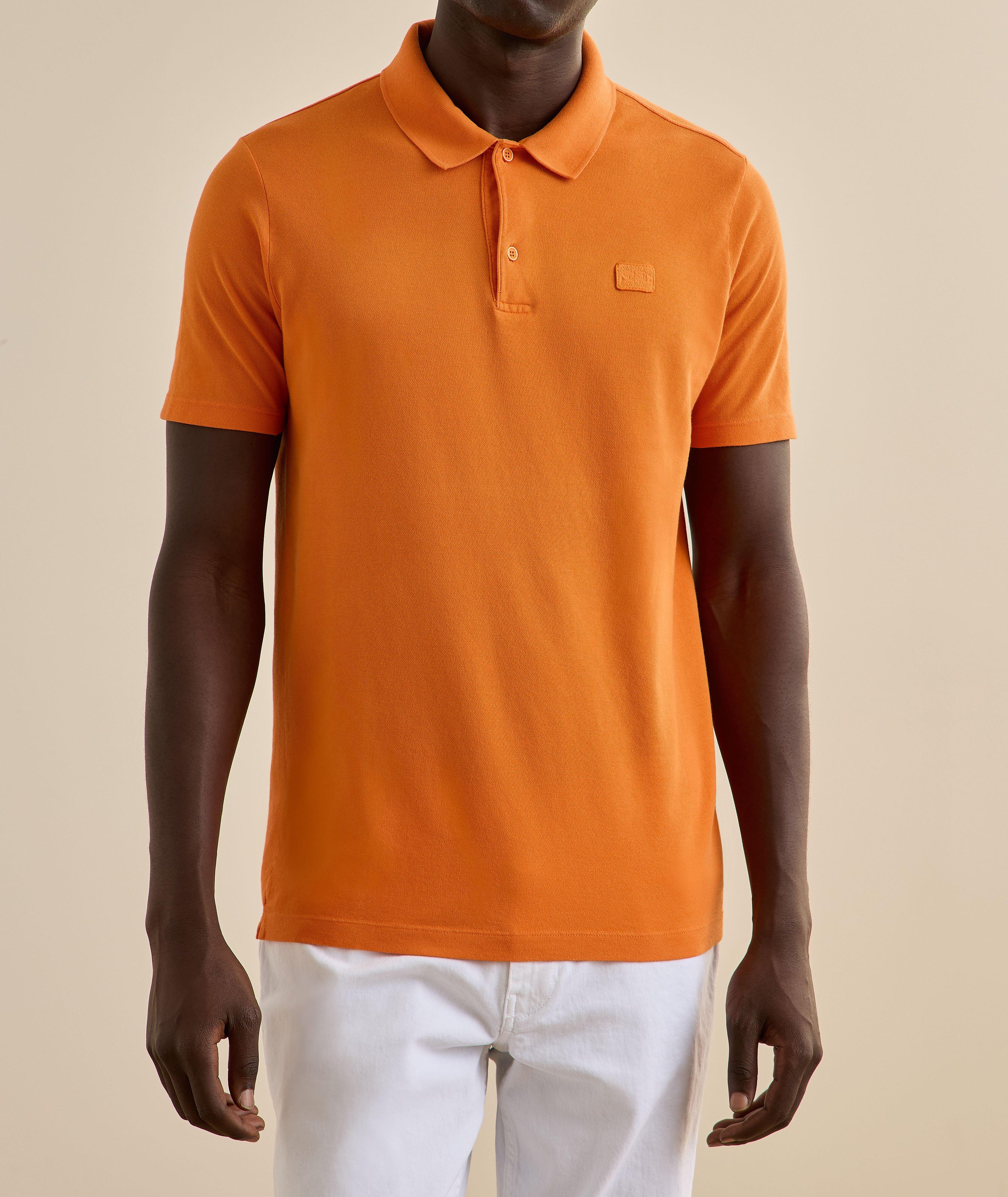 Polo piqué coton logo image 1