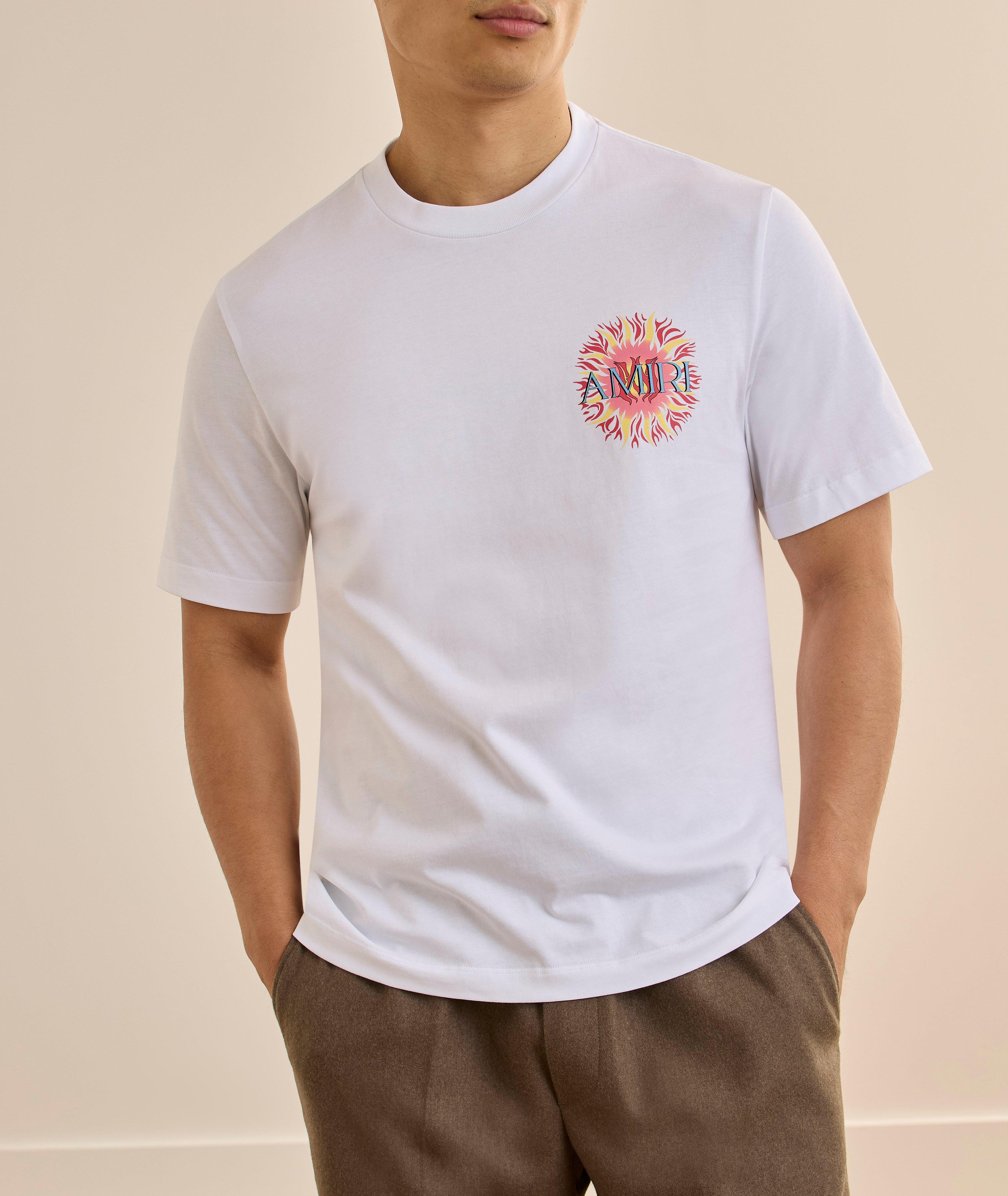 T-shirt coton imprimé-soleil image 1