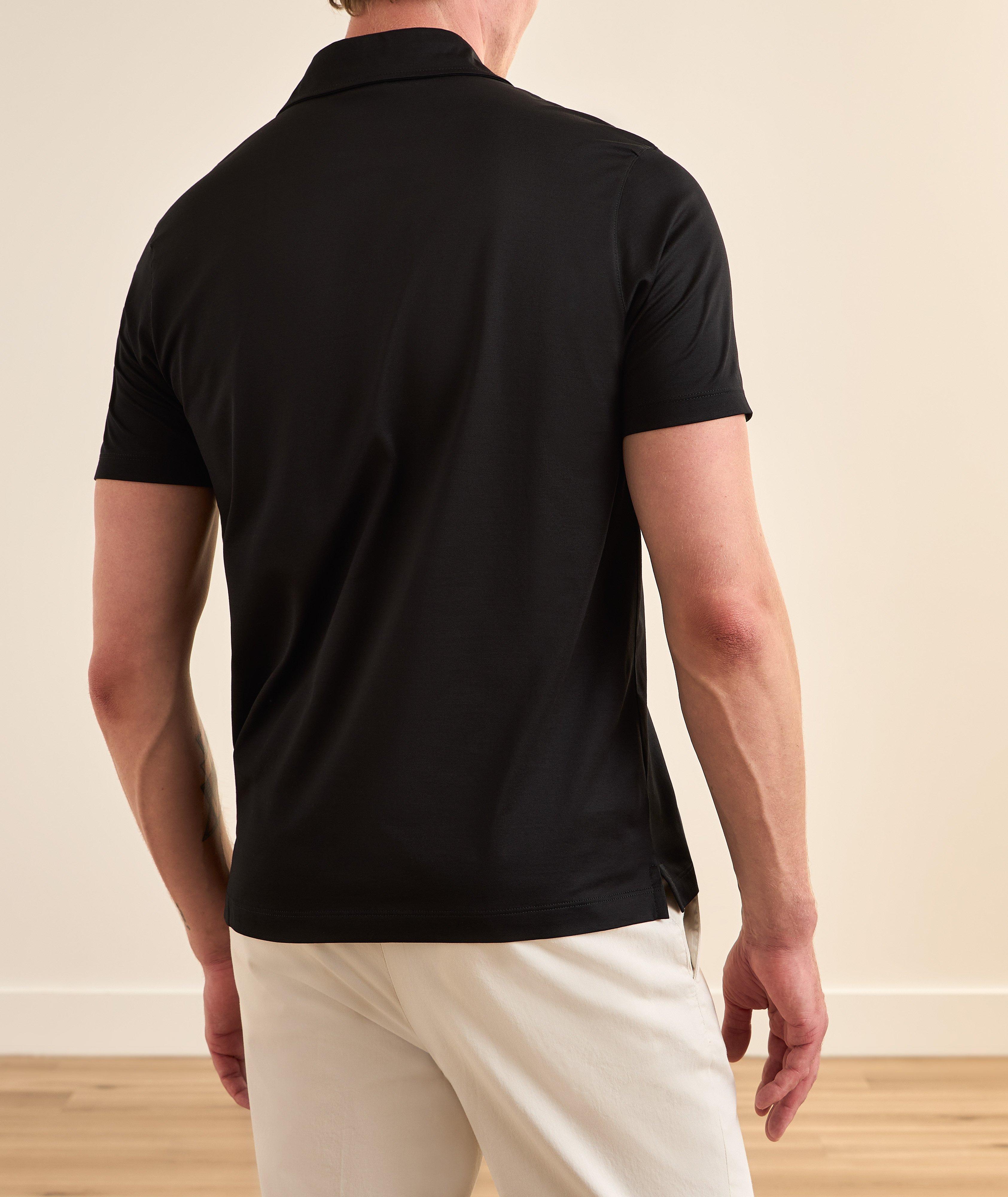 Shark Logo Mercerized Cotton Polo  image 2